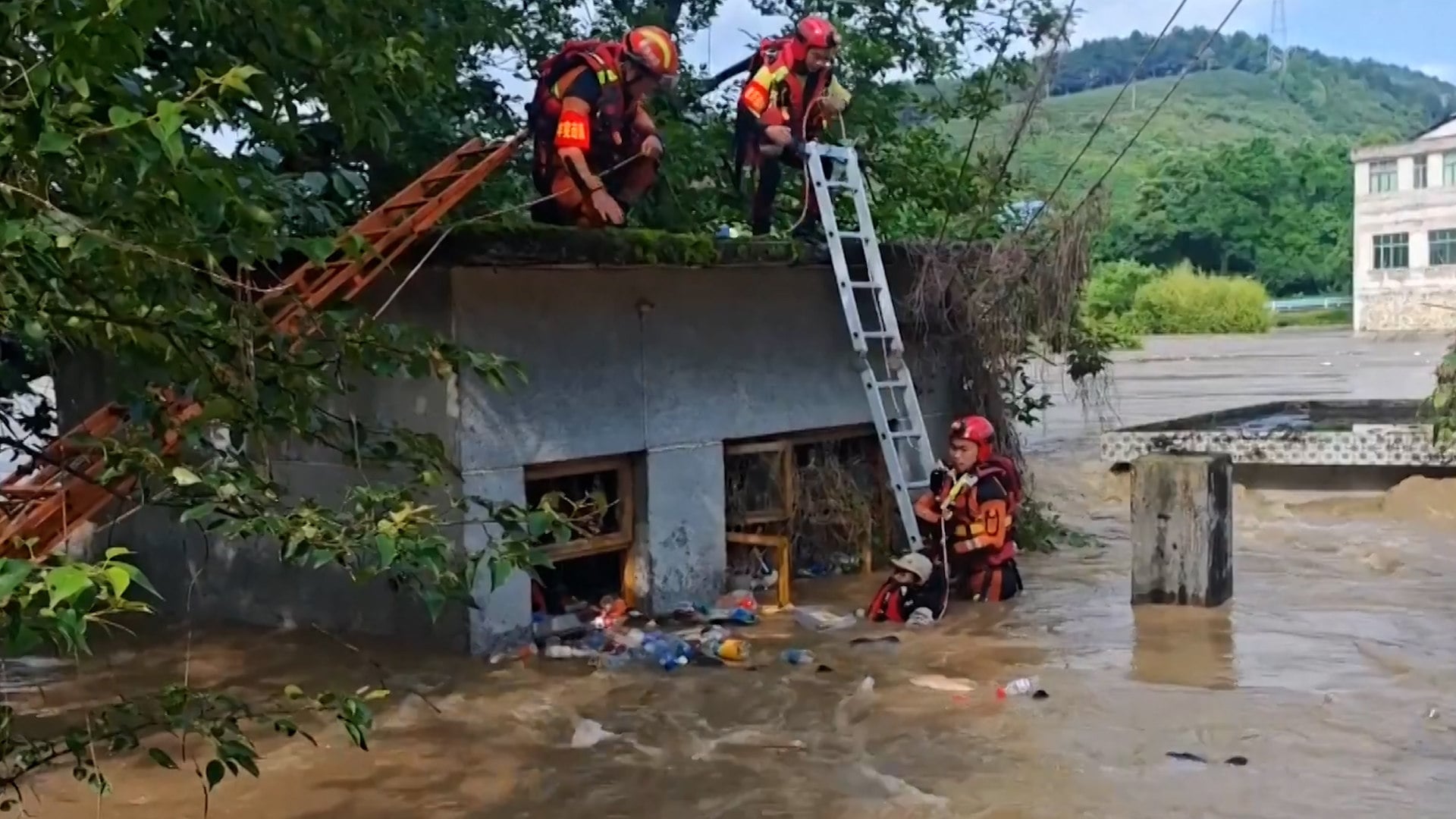 Heavy rains across central and southwestern China have left at least 22 people dead and 20 others missing. Several days of record-breaking downpours have forced the evacuation of nearly 24,000 residents in the hardest-hit regions, including Hunan, Guangxi, Guizhou and Hubei provinces.