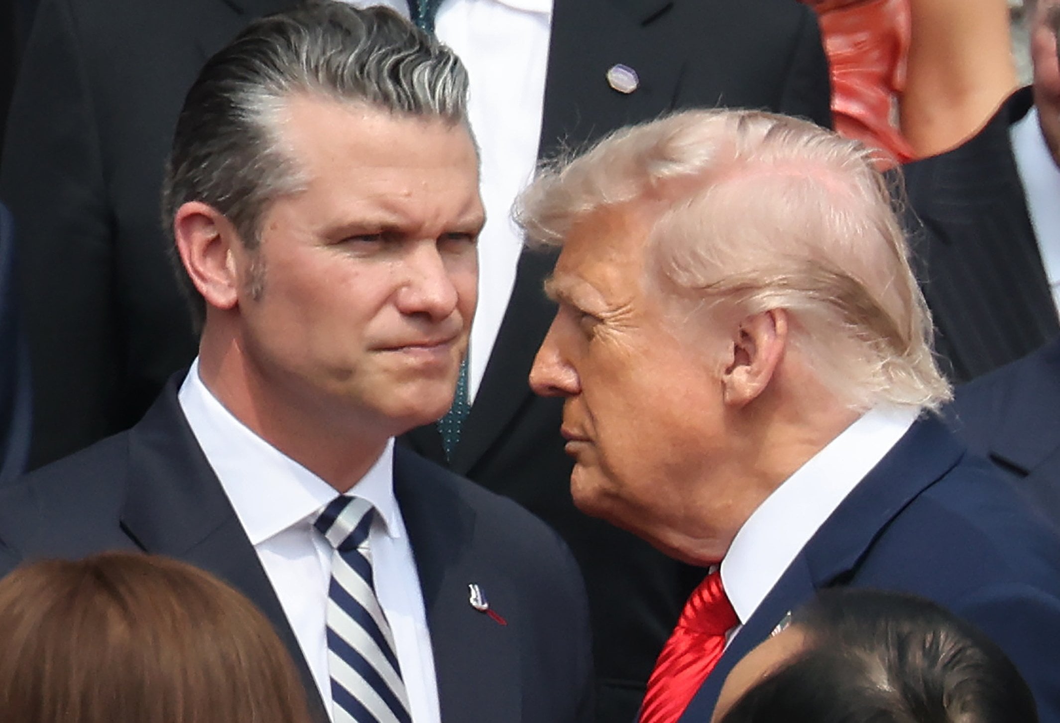 US Defence Secretary Pete Hegseth accompanied President Donald Trump to Beijing last week. Photo: EPA/Pool