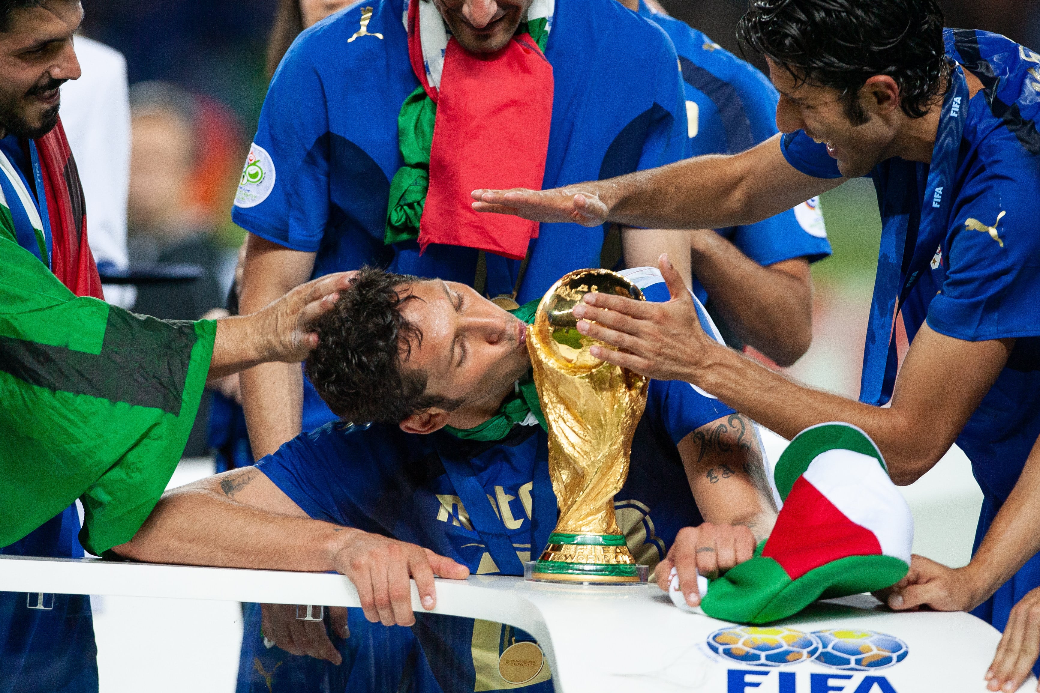 Marco Materazzi won the World Cup in 2006 and scored one of his two international goals in the final. Photo: Getty Images