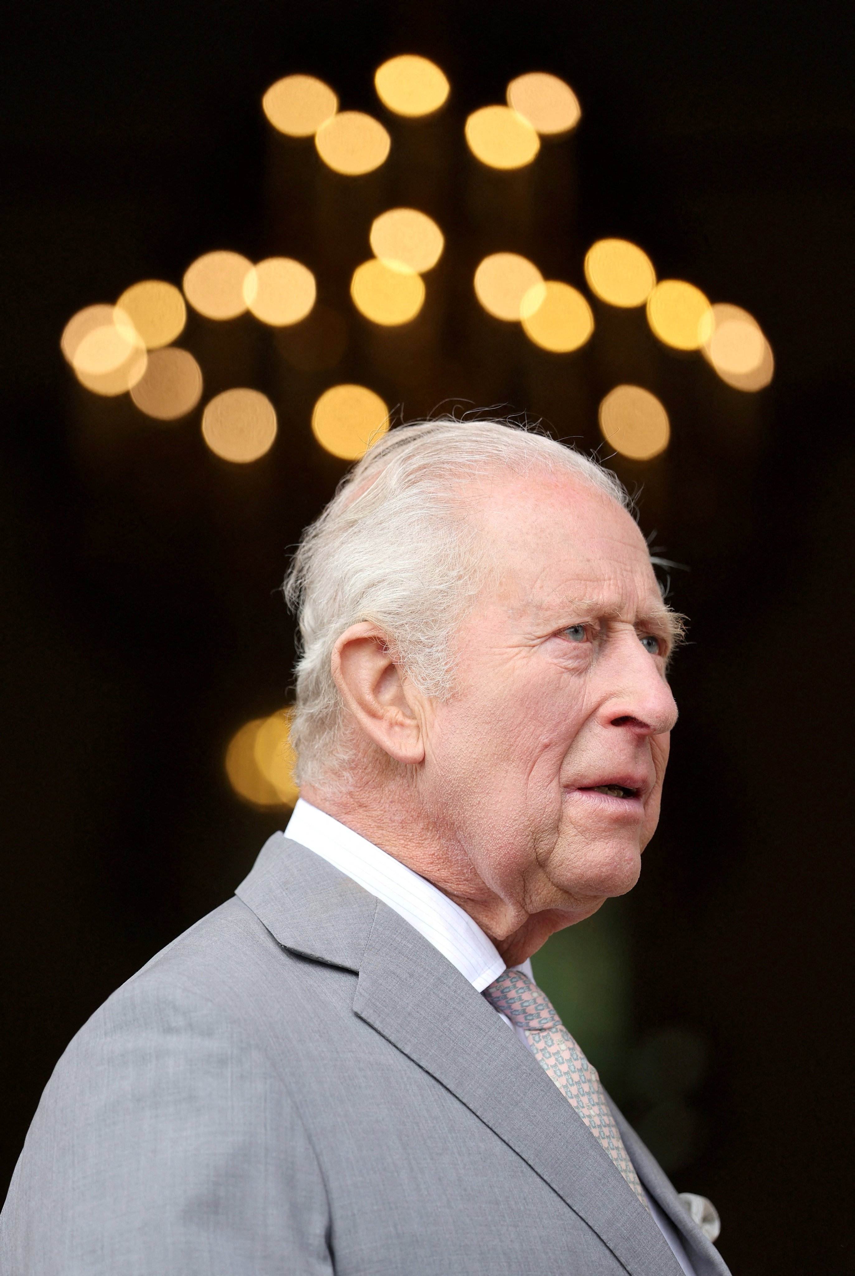 Britain’s King Charles attends an event in Hillsborough, Northern Ireland, on Wednesday. Photo: Reuters