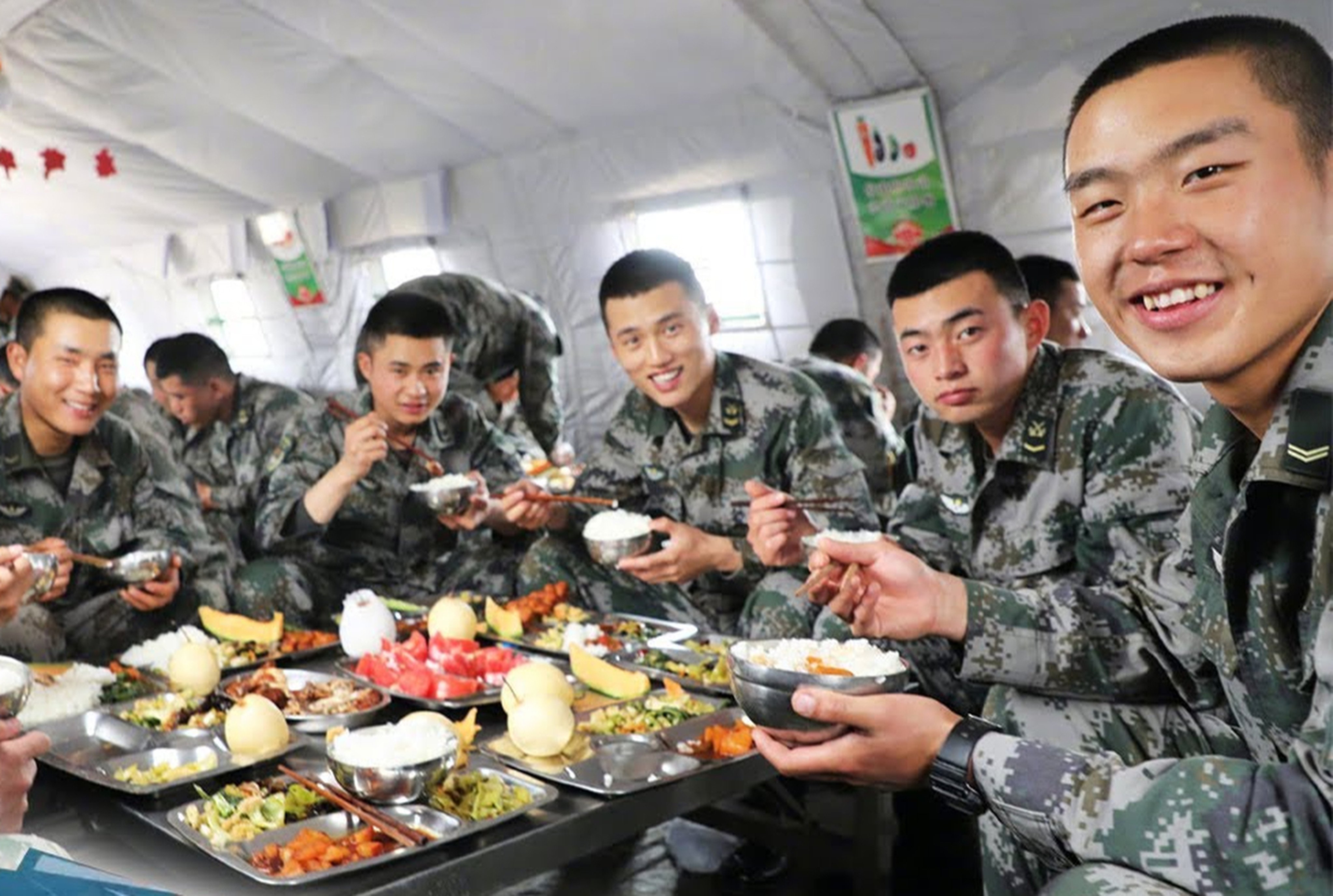 The food management system was developed after repeated complaints from grass-roots units, a Chinese media outlet has reported. Photo: CCTV