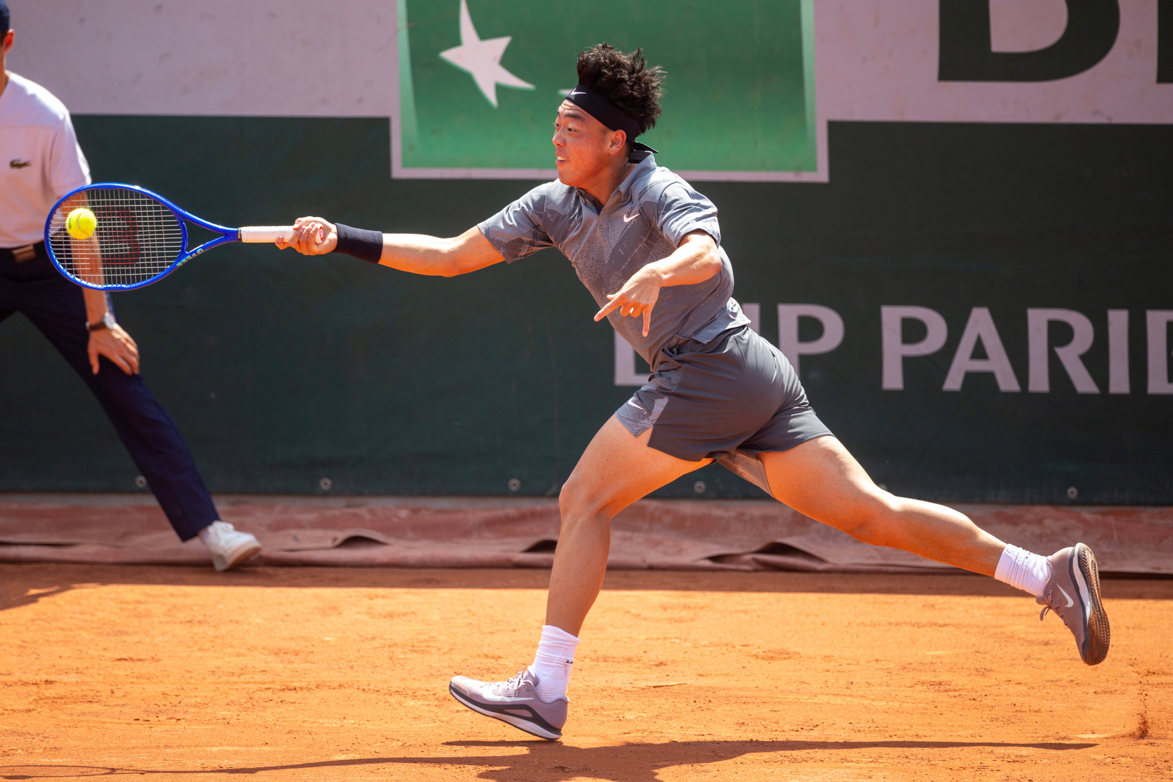 Coleman Wong, here in action against Juan Carlos Prado Angelo, secured a historic spot in the French Open main draw as a lucky loser. Photo: Getty Images