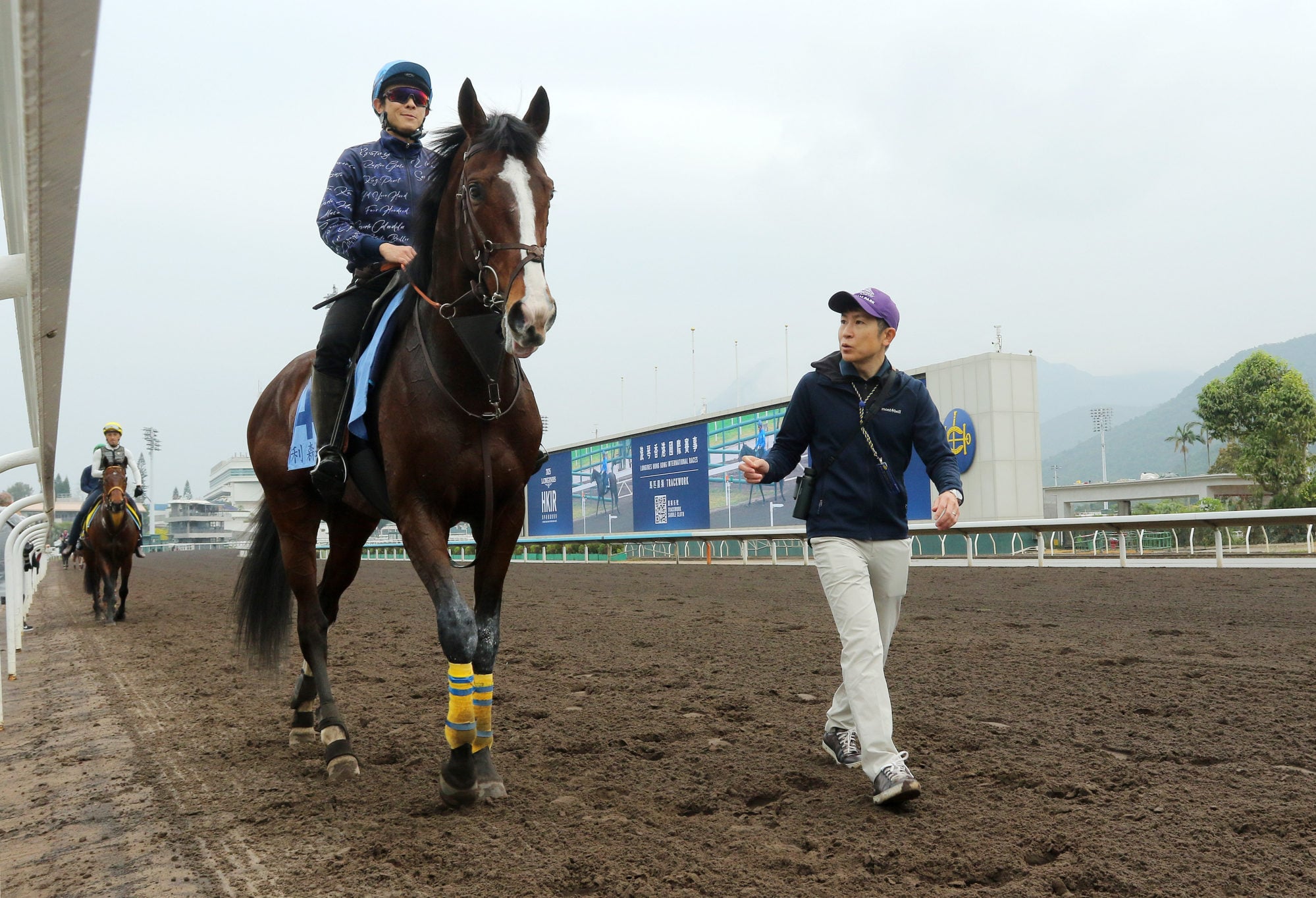 Trainer Hiroyasu Tanaka casts his eye over Rousham Park at Sha Tin last December. Trainer Hiroyasu Tanaka casts his eye over Rousham Park at Sha Tin last December.