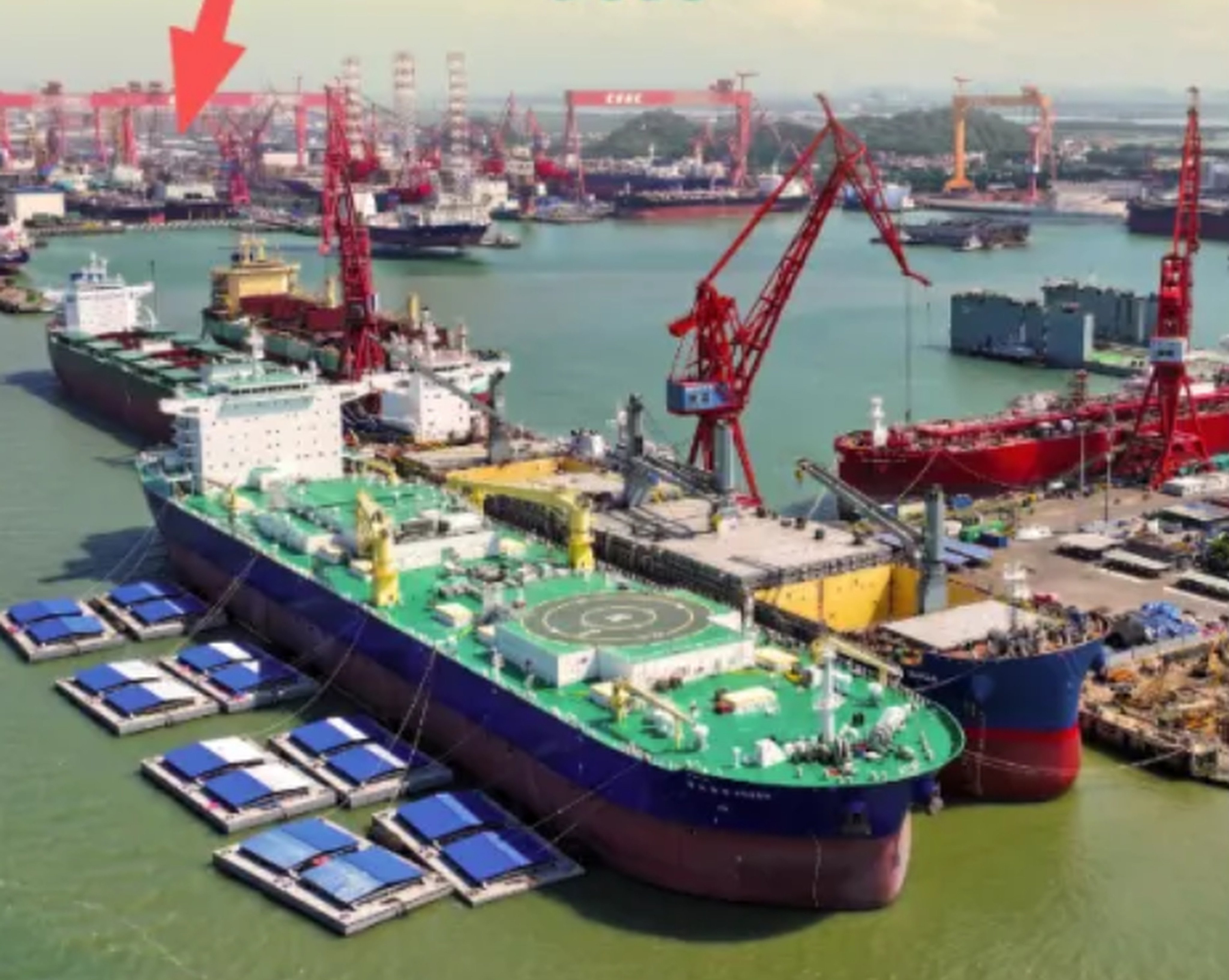 scmp.com - Liu Zhen - Is China building the world's largest naval support ship?