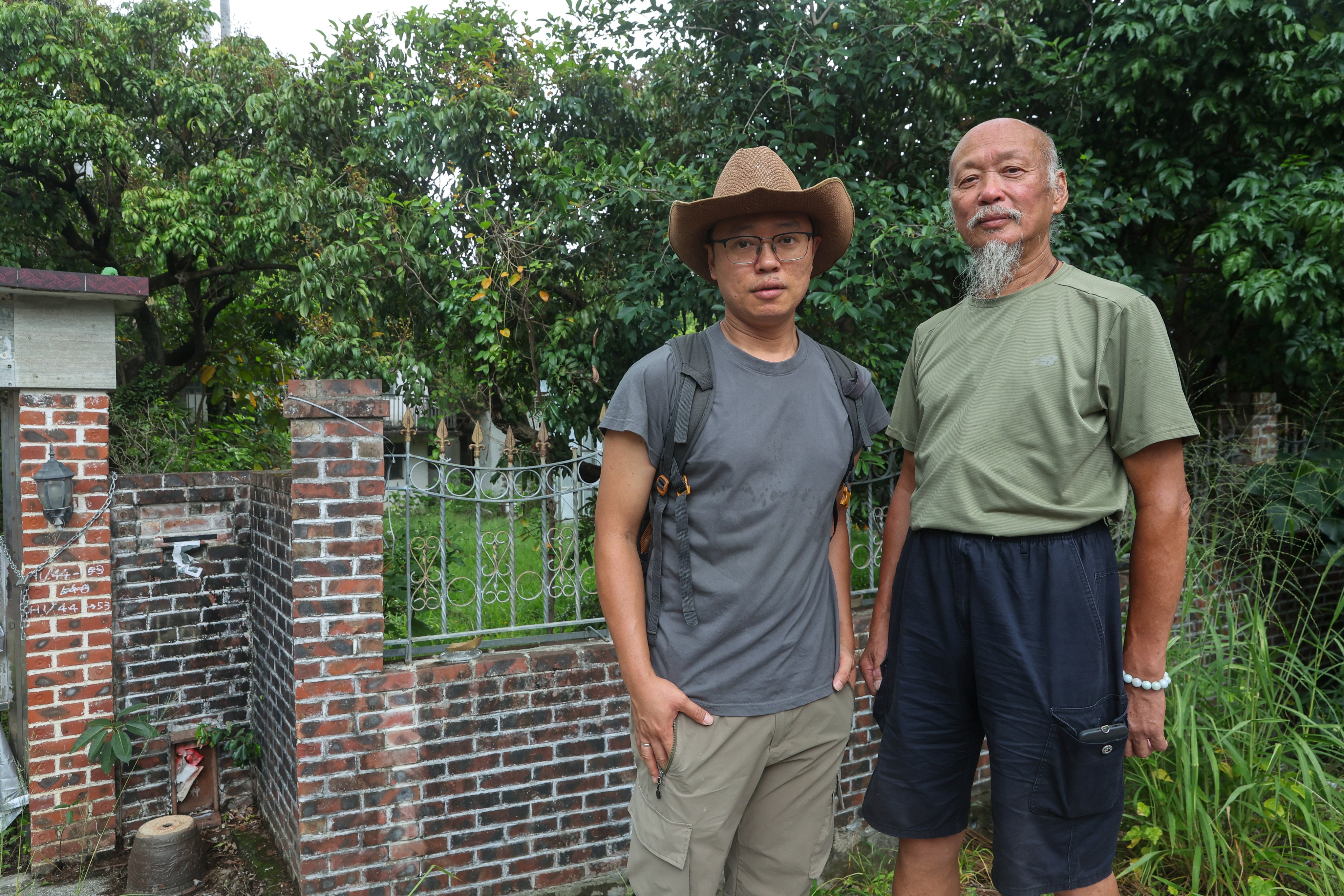Ken Mak (left) and father Johnny Mak at Yick Yuen Village. Photo: Edmond So