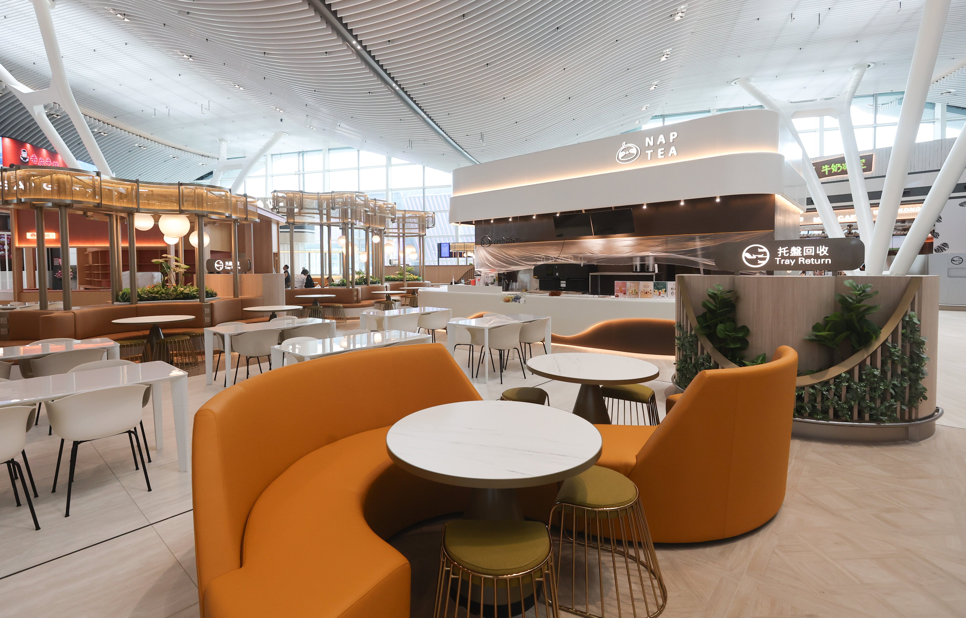 The revamped Terminal 2 at Hong Kong International Airport. Photo: Edmond So