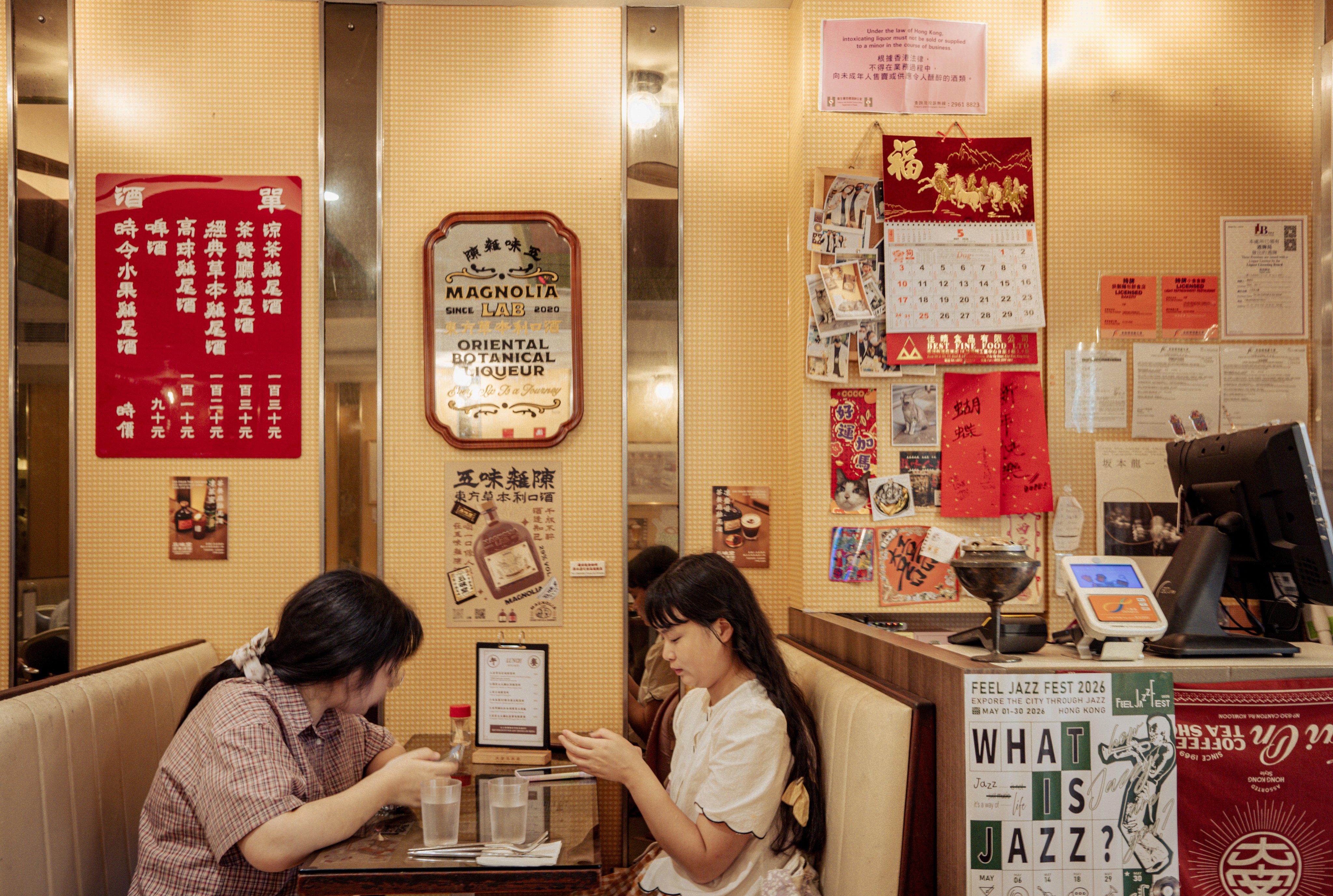 Tai On Coffee and Tea Shop, in Hong Kong's Yau Ma Tei district, has harnessed the power of social media to attract young diners. Photo: Alexander Mak