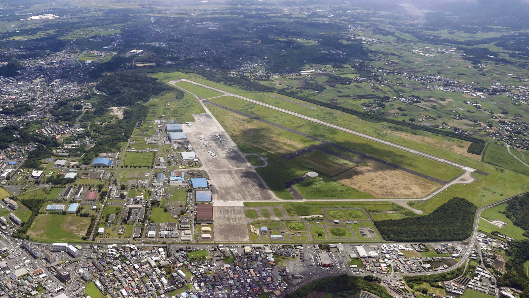Kanoya Airbase in Kagoshima prefecture, Japan. Photo: Kyodo Kanoya Airbase in Kagoshima prefecture, Japan. Photo: Kyodo