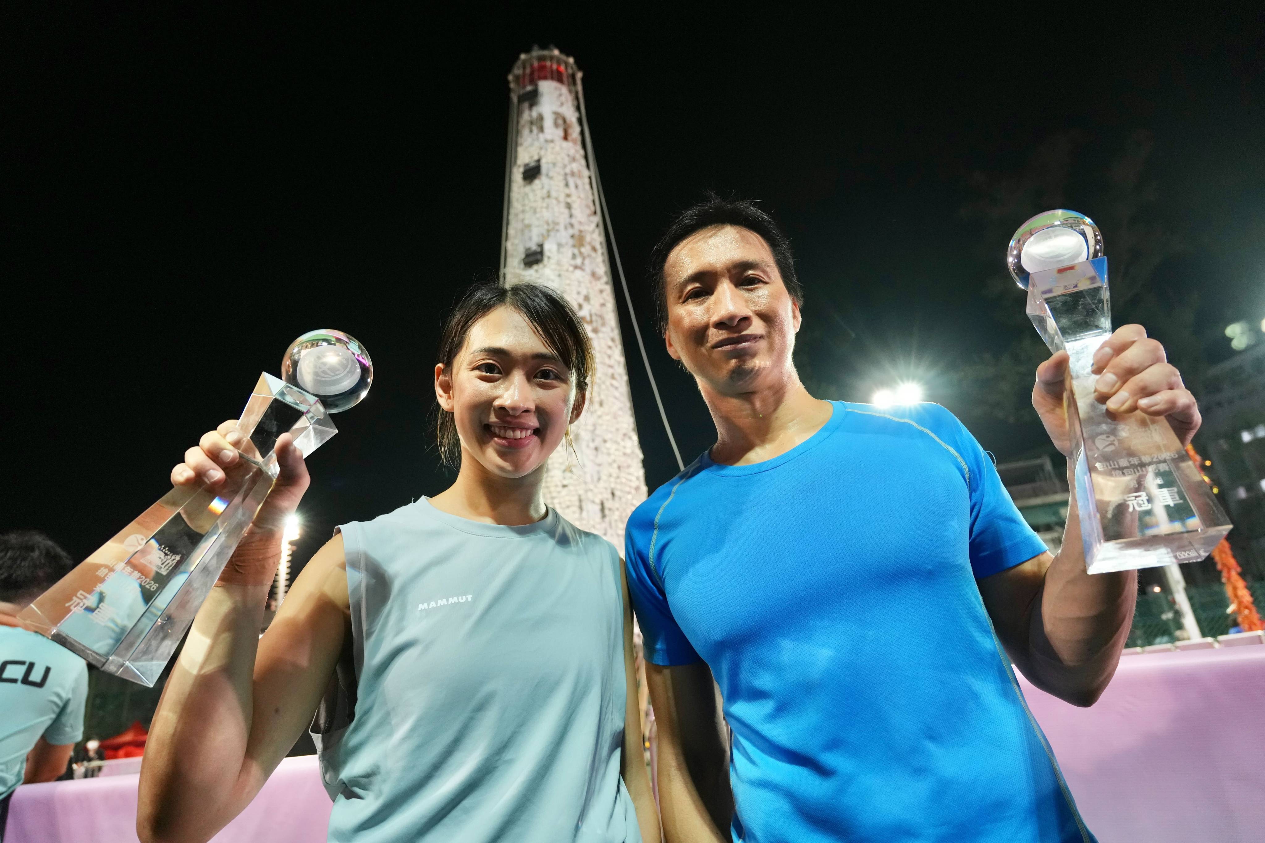 Janet Kung and Kwok Ka-ming are the champions again. Photo: Karma Lo