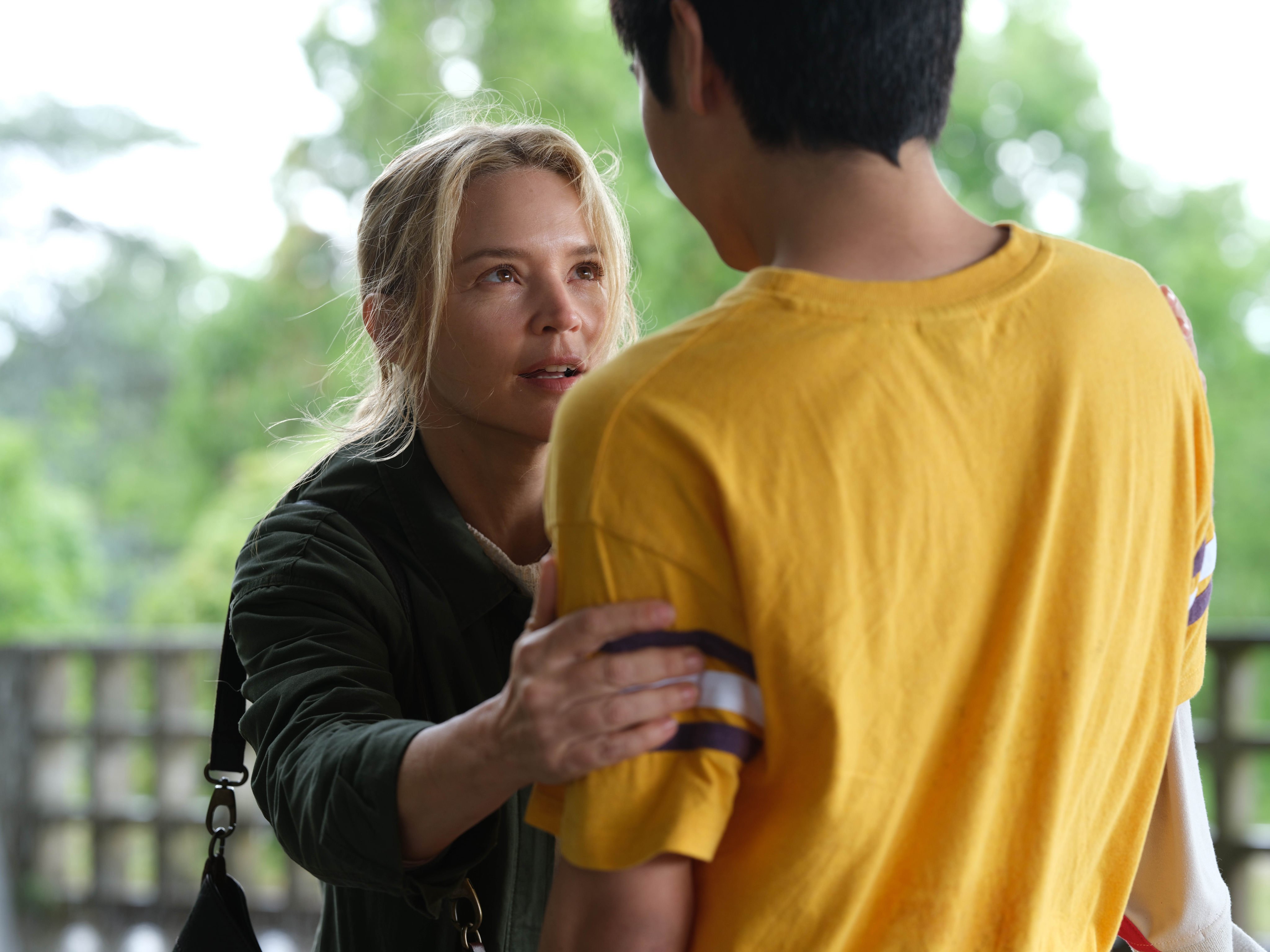 Virginie Efira in a still from All of a Sudden – one of the highlights of the Cannes Film Festival – directed by Ryusuke Hamaguchi.