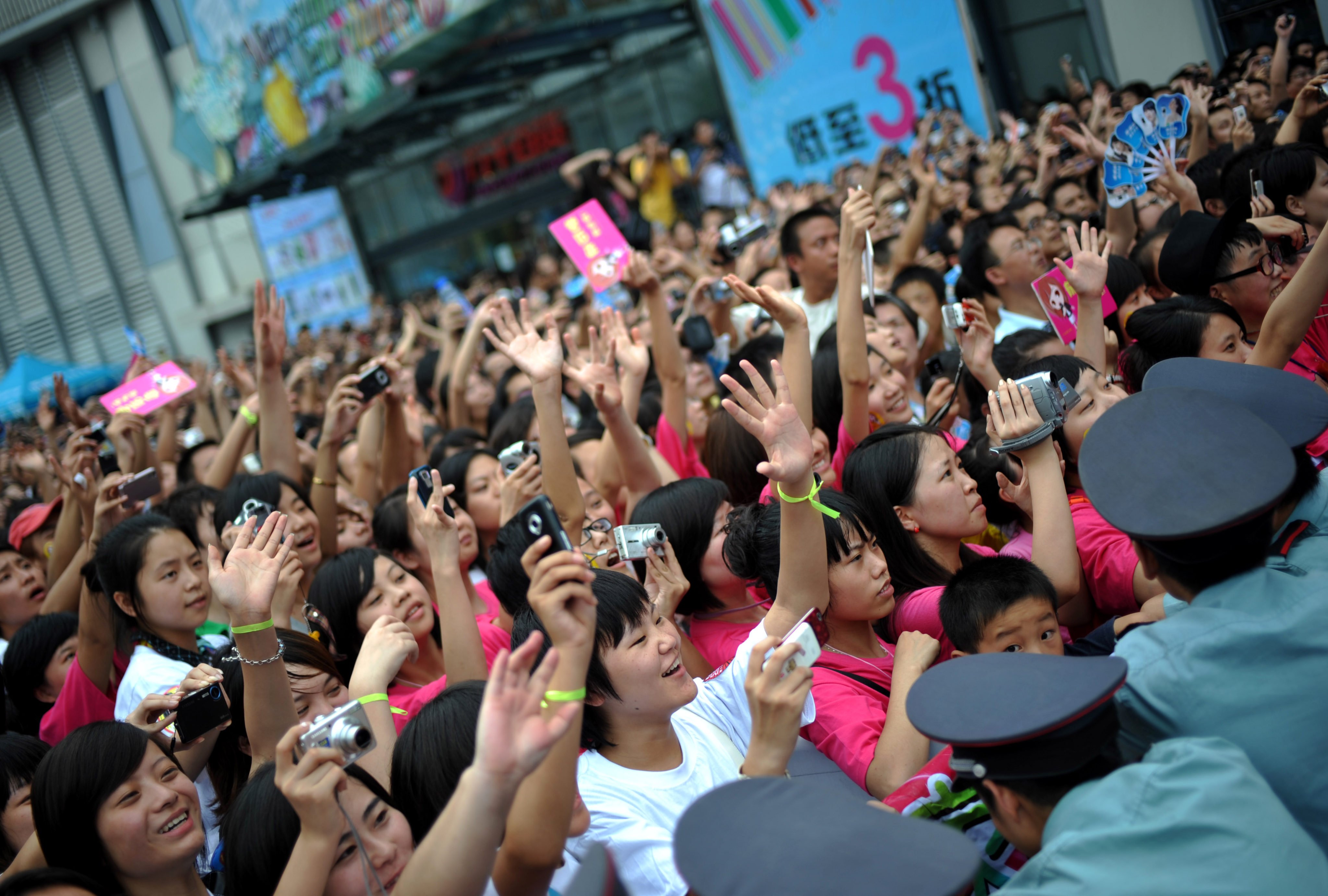 The platforms may have changed over the millennia, but fan culture in China has intensified and become even more emotionally charged. Photo by China Photos/Getty Images
