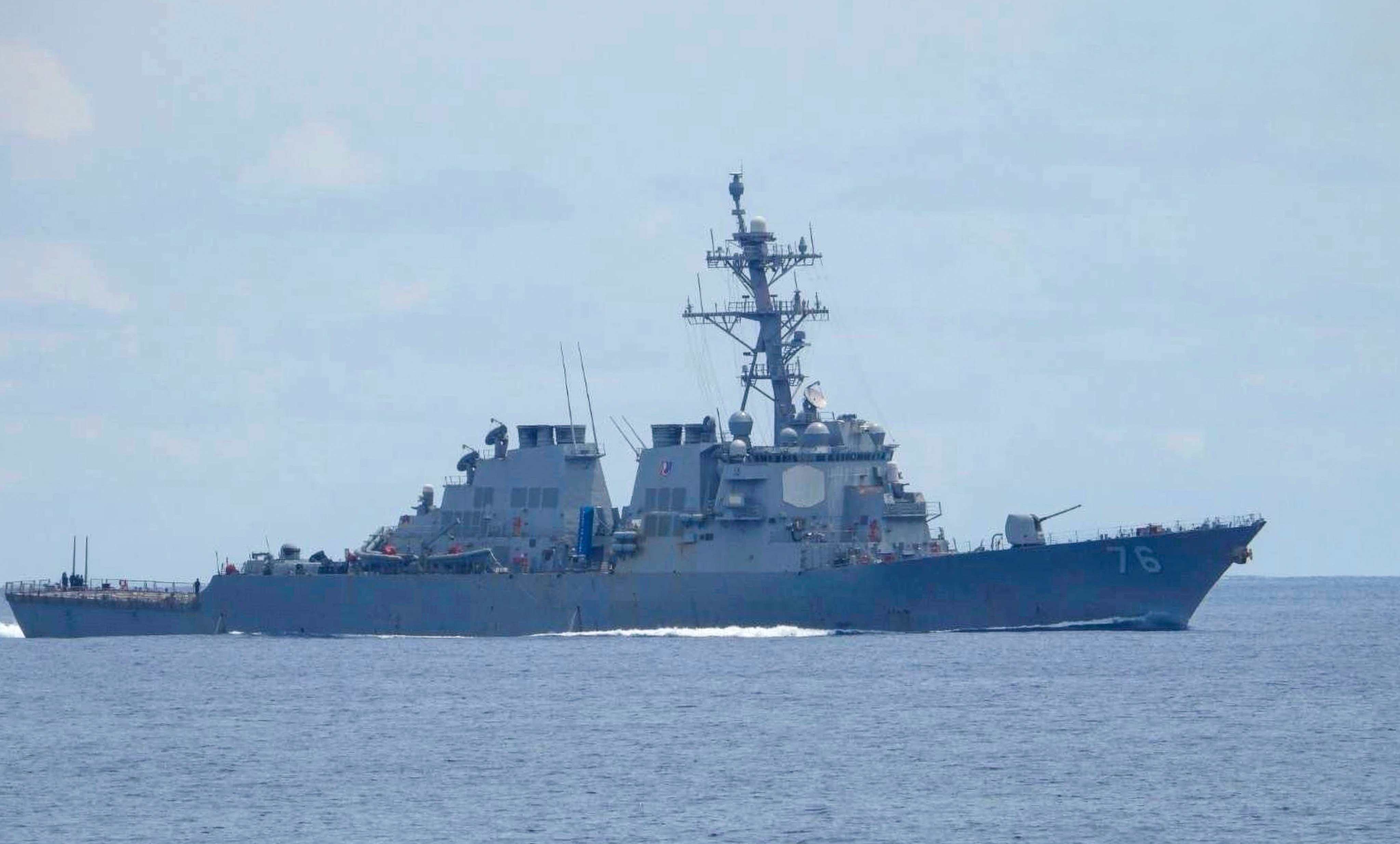 A Chinese think tank says a shift in US transits through Taiwan Strait is consistent with broader trends in China-US military interactions since the 2023 Xi-Biden summit. Photo: Philippine Coast Guard/AP