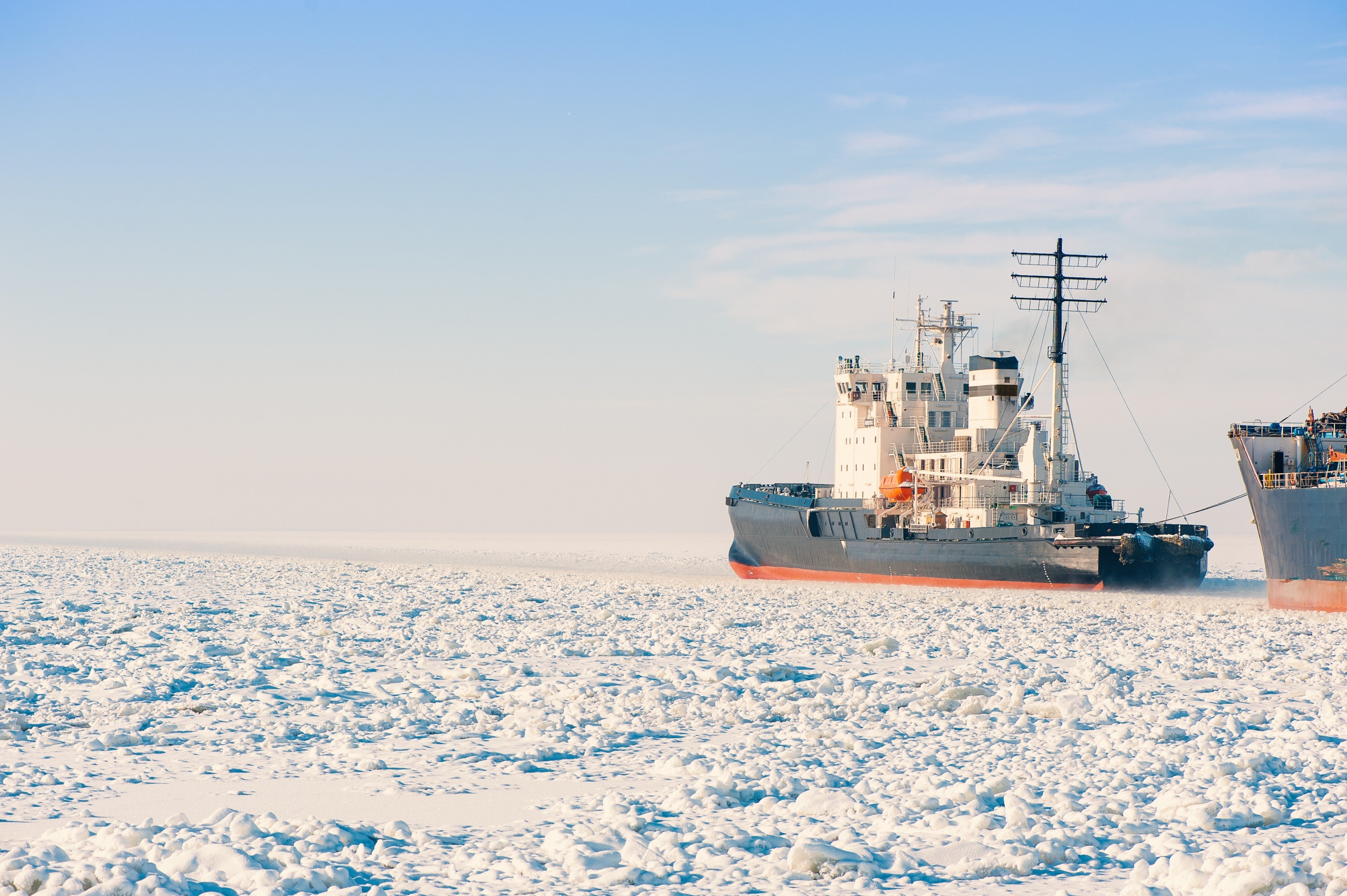 Arctic shipping routes could cut transit times compared with traditional sea routes, such as passage via the Suez Canal and the much longer journey around the Cape of Good Hope. Photo: Shutterstock