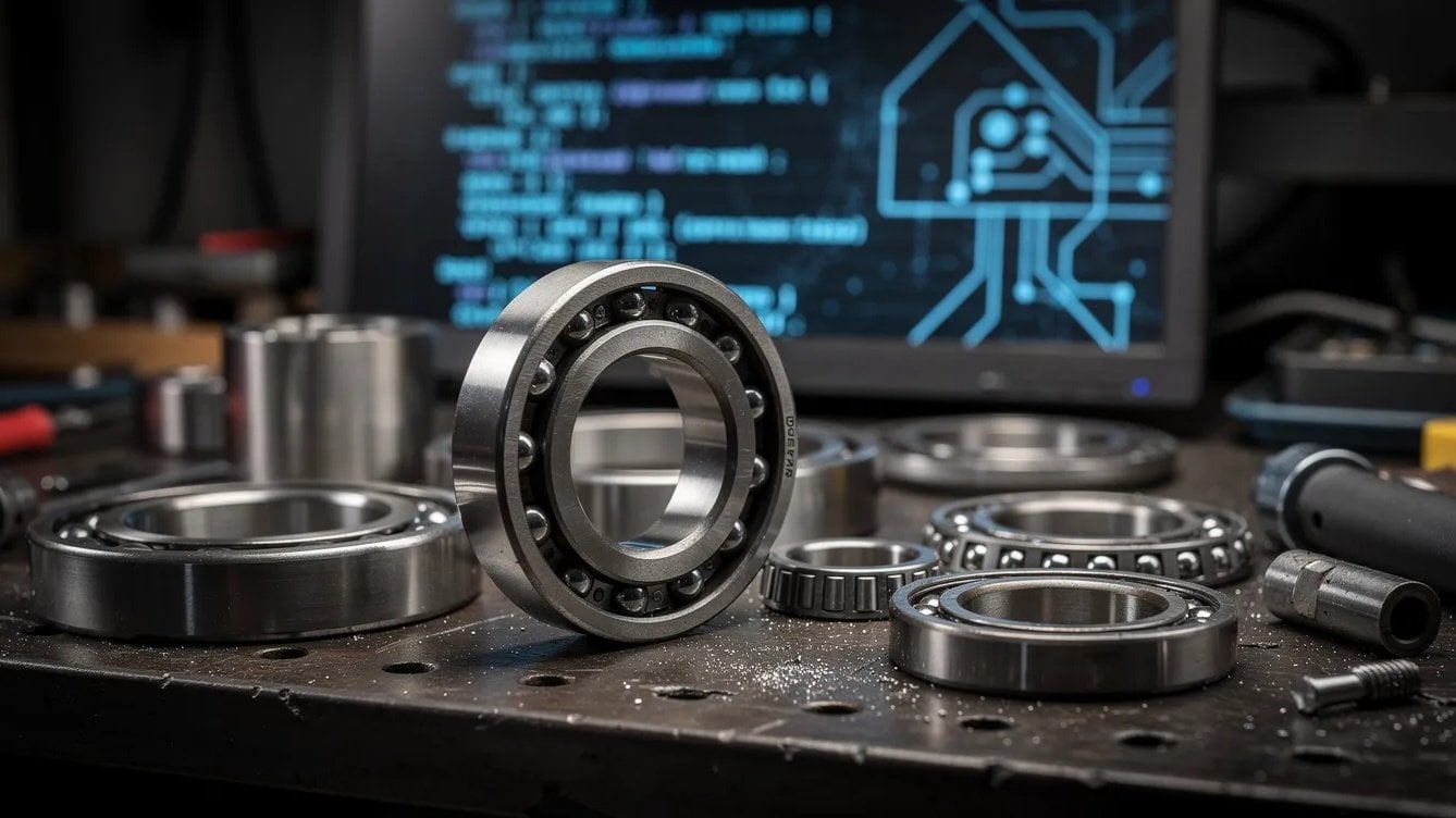 Traditional bearing design relies heavily on experienced engineers, lengthy trial-and-error processes and expensive testing. Photo: Shutterstock