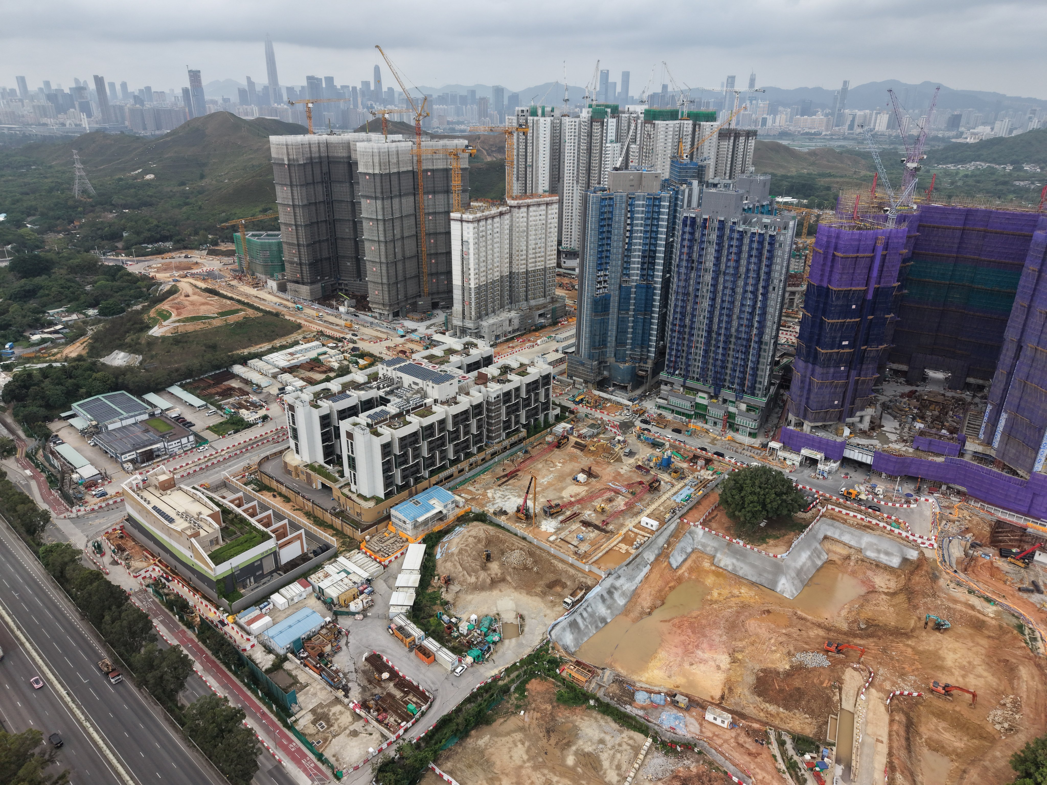 The HK$9.96 billion project in Kwu Tung North and Fanling North is part of the Northern Metropolis megaproject. Photo: Eugene Lee