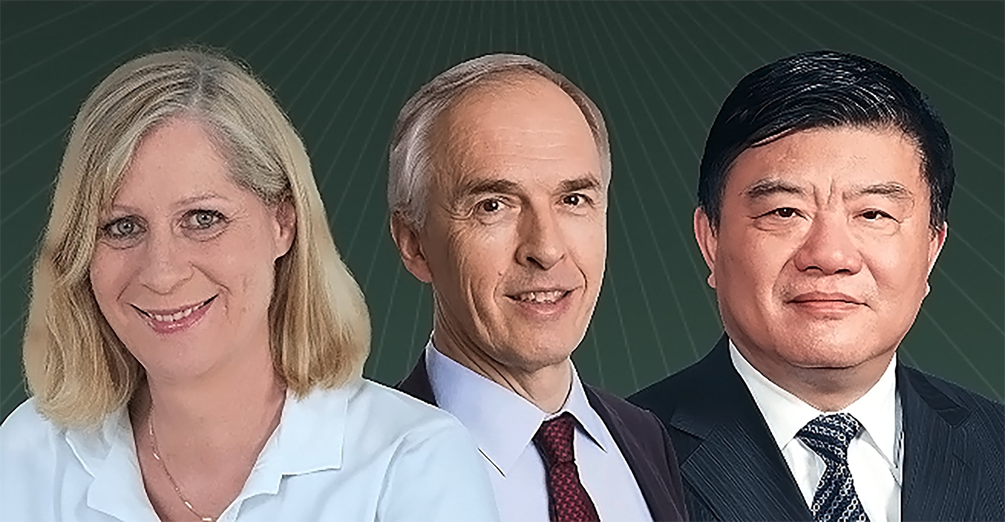 Professor Emerita Anne Dejean, Professor Hugues de The and Professor Chen Zhu have won the life science and medicine award of the Shaw Prize. Photo: Shaw Prize Foundation