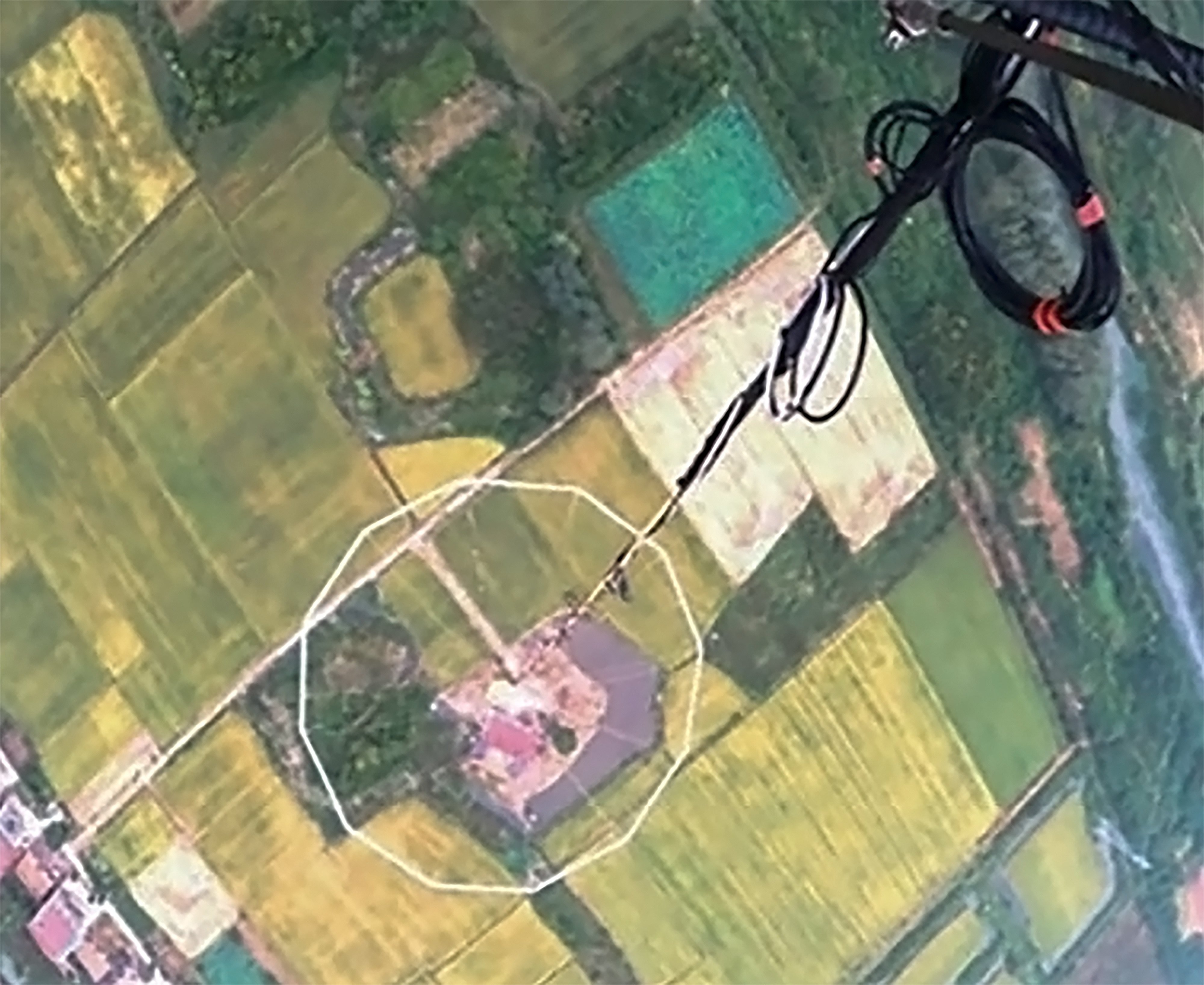 China reveals test flight results of its airborne towed detection coil array system. Photo: Beihang University