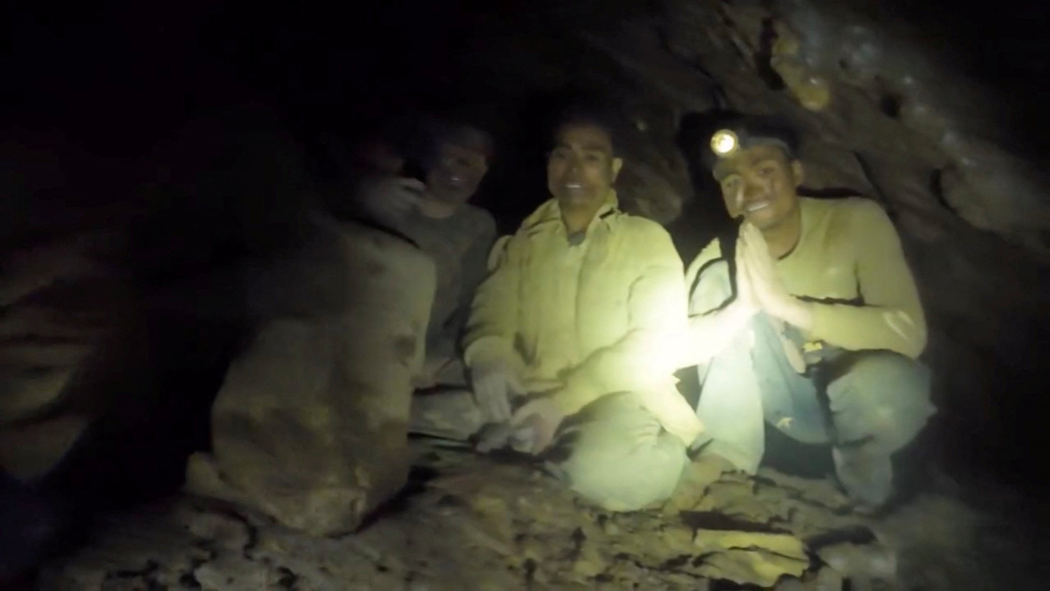 People trapped in a cave are found alive by rescue workers in Xaisomboun Province, Laos, May 27, 2026, in this screengrab obtained from a social media video. Norrased Palasing/via REUTERS  THIS IMAGE HAS BEEN SUPPLIED BY A THIRD PARTY. MANDATORY CREDIT. NO RESALES. NO ARCHIVES.