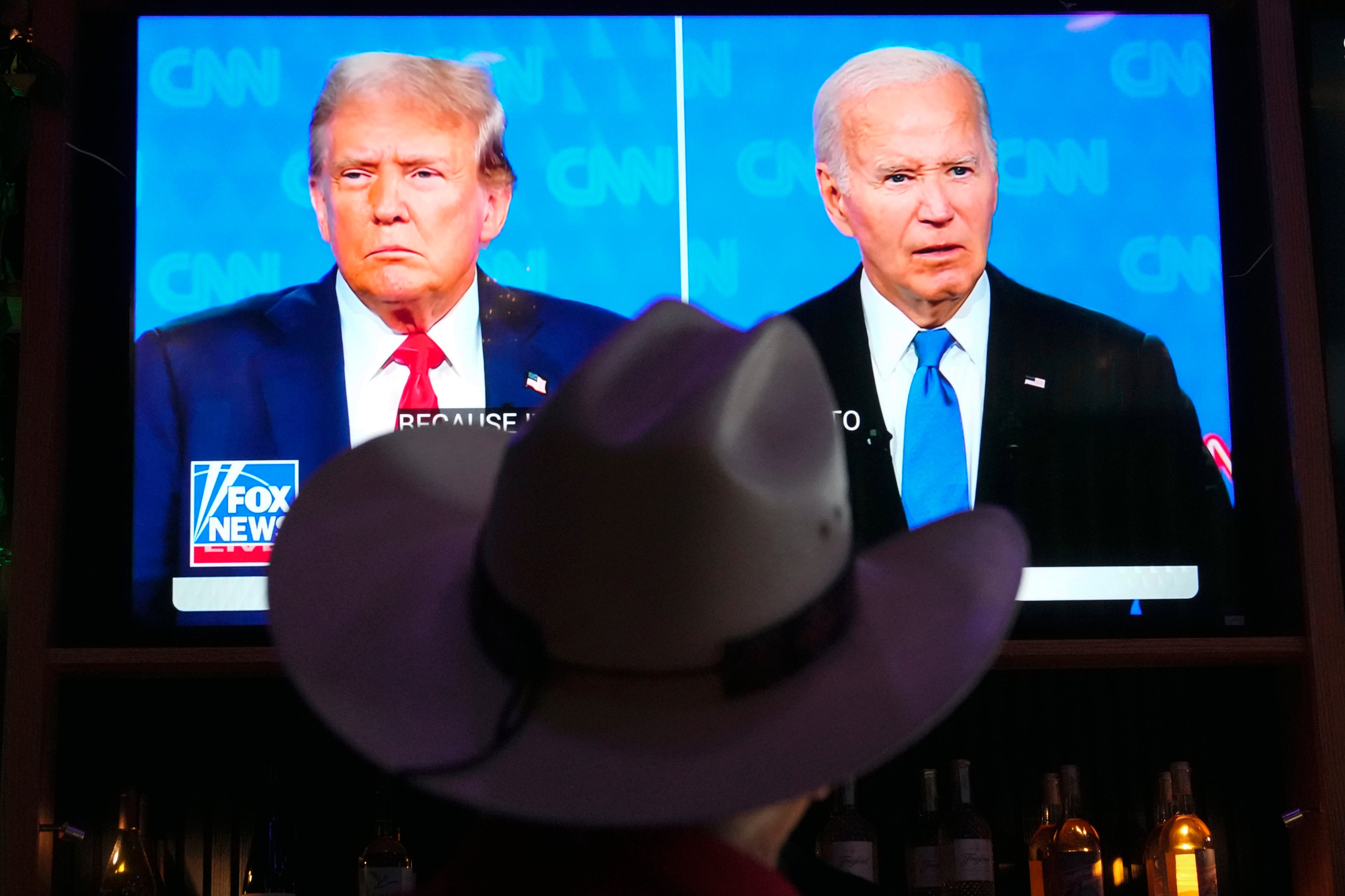 Joe Biden during his debate with Donald Trump in June, 2024. Photo: AP