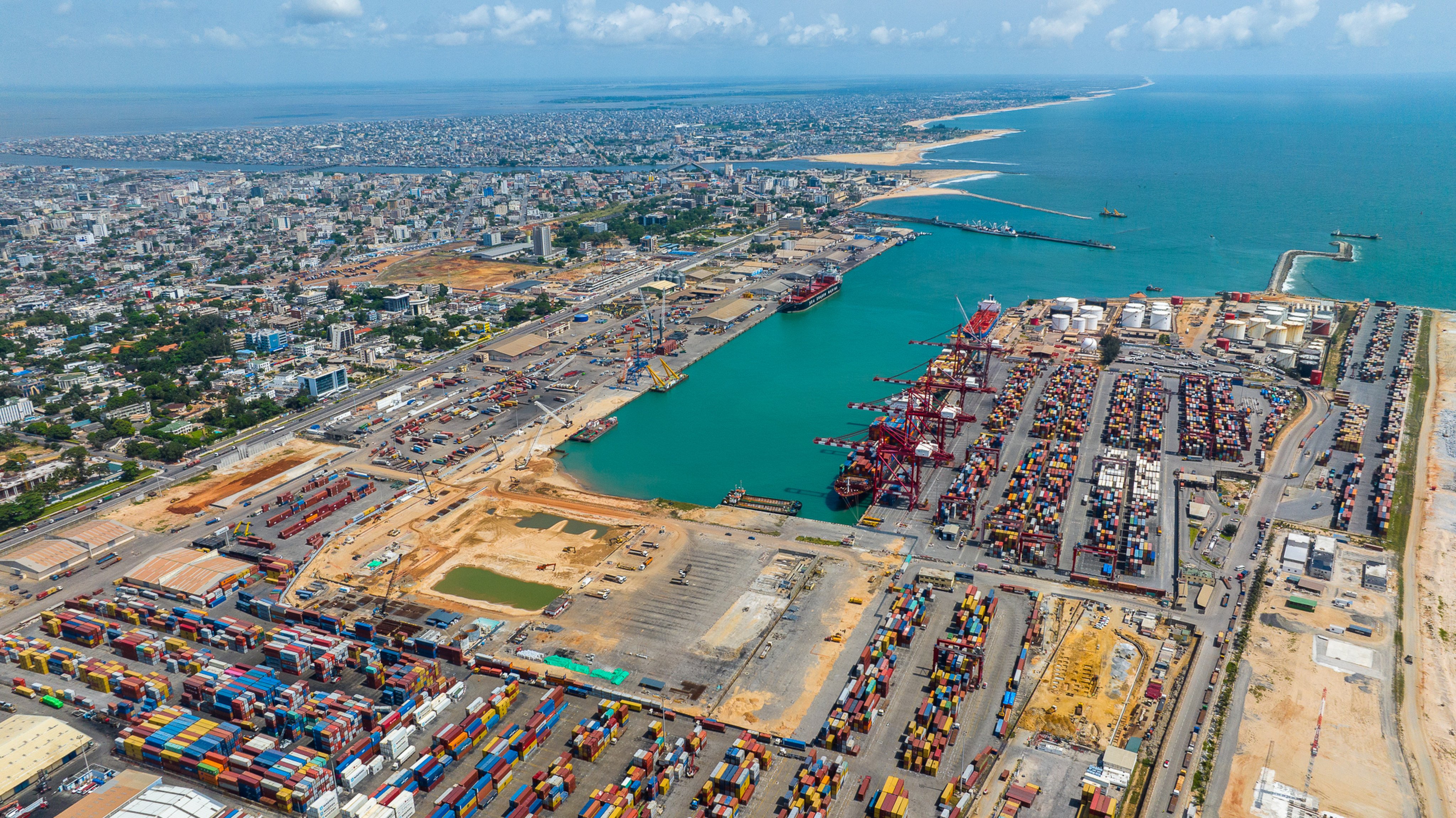 China Harbour Engineering Company is building two 100,000-tonne general purpose berths at Benin’s Autonomous Port of Cotonou. Photo: Handout