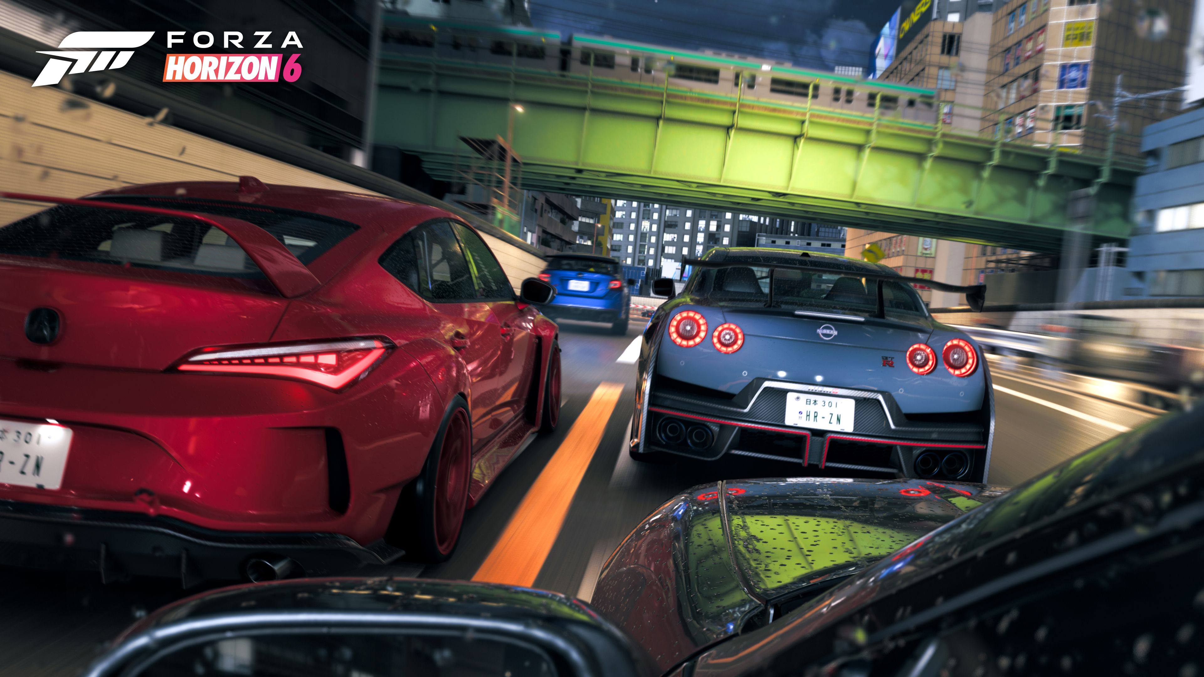 The Forza Horizon 6 video game takes the full-throttle festival to Japan, mixing touge runs and spectacle races. Photo: Playground Games/Microsoft/dpa