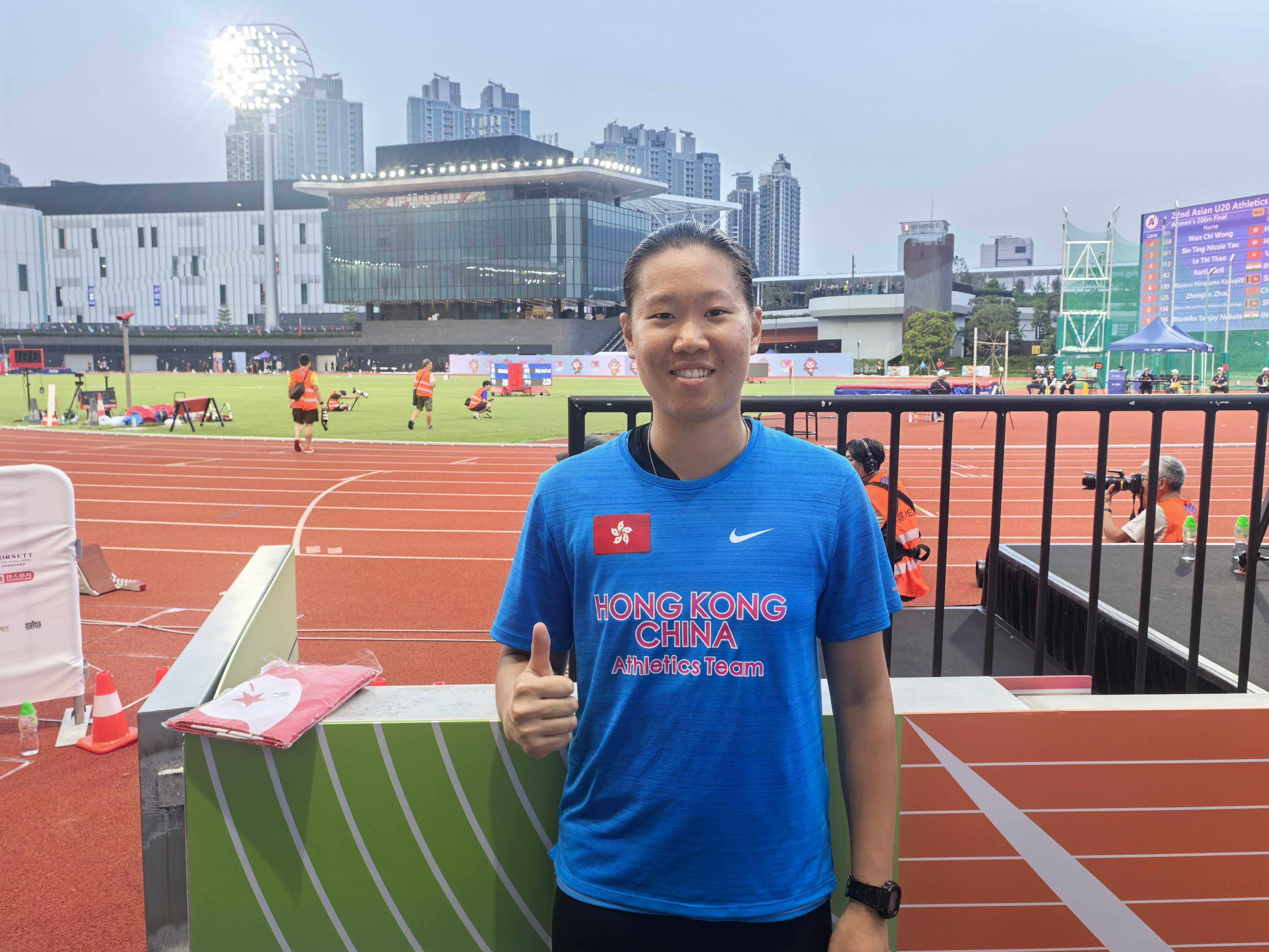 Sarah Kwong became the first Hong Kong woman to throw the javelin beyond 50 metres. Photo: Ada Li