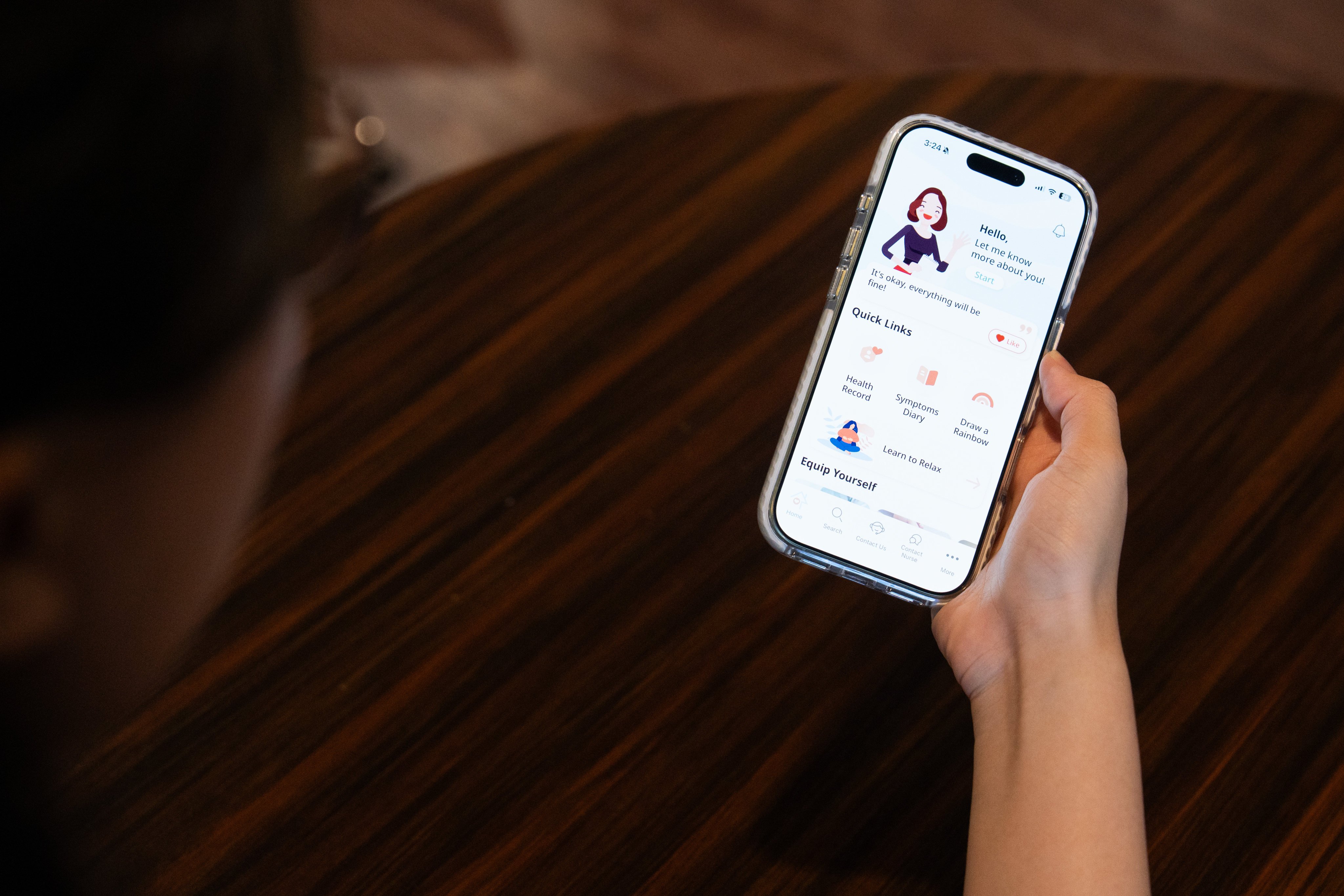 SUPPORT+ is a mobile app developed by Dr Wendy Chan and her team at the University of Hong Kong for cancer patients and their carers. Photo: Nathan Tsui