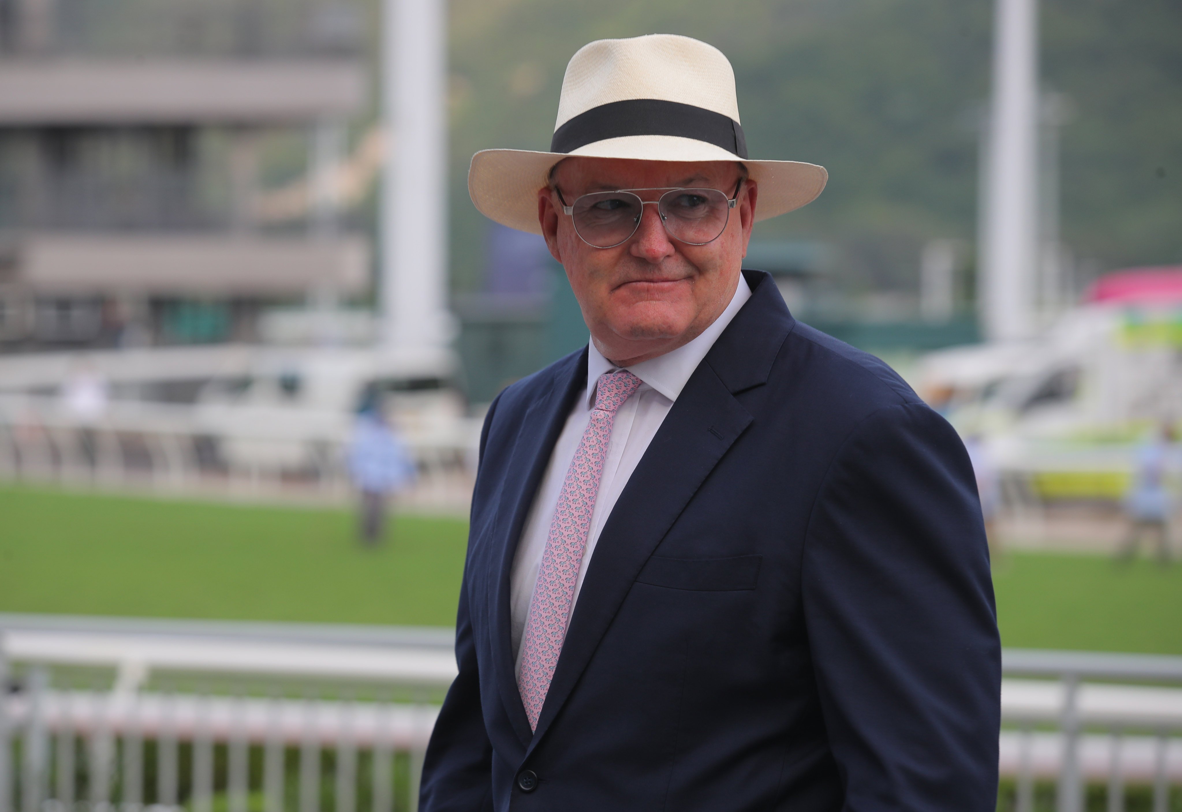 Trainer David Hayes at Sha Tin. Photos: Kenneth Chan