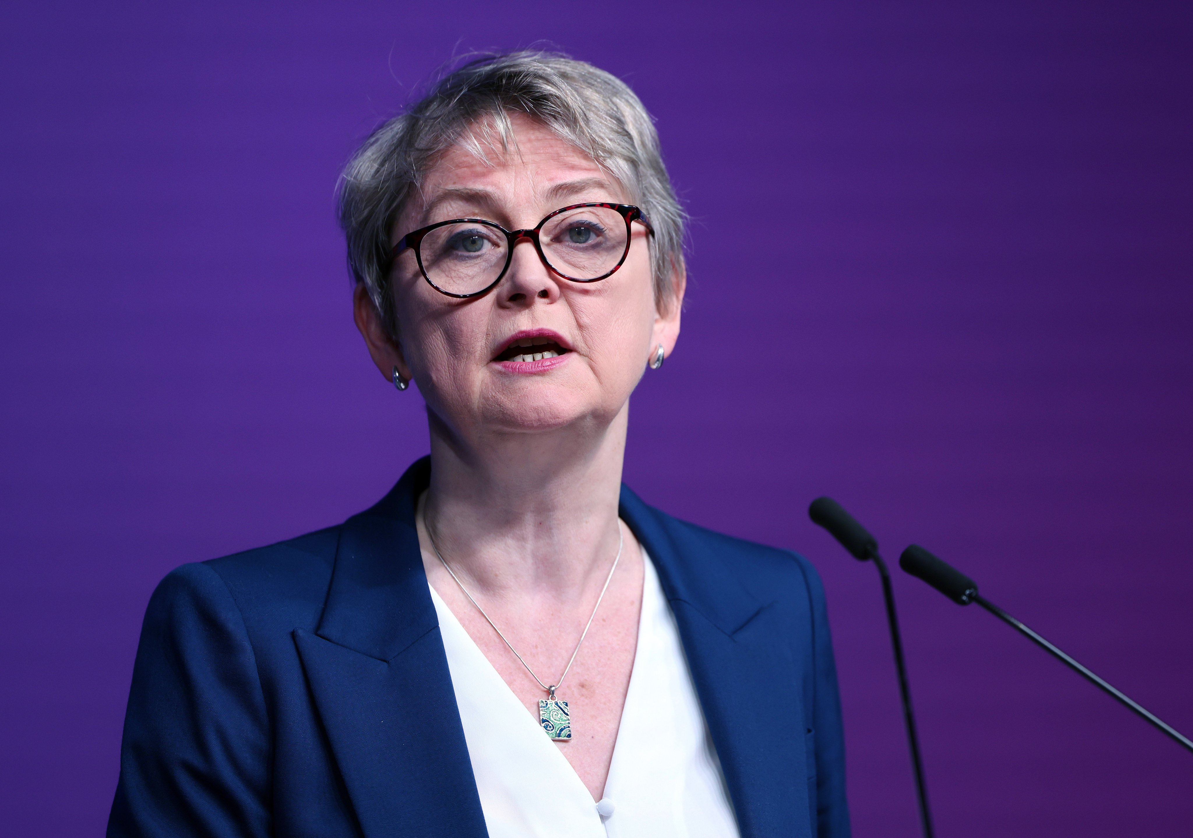 British Foreign Secretary Yvette Cooper will visit China from Monday to Wednesday, including a trip to Shenzhen, before heading to India. Photo: EPA