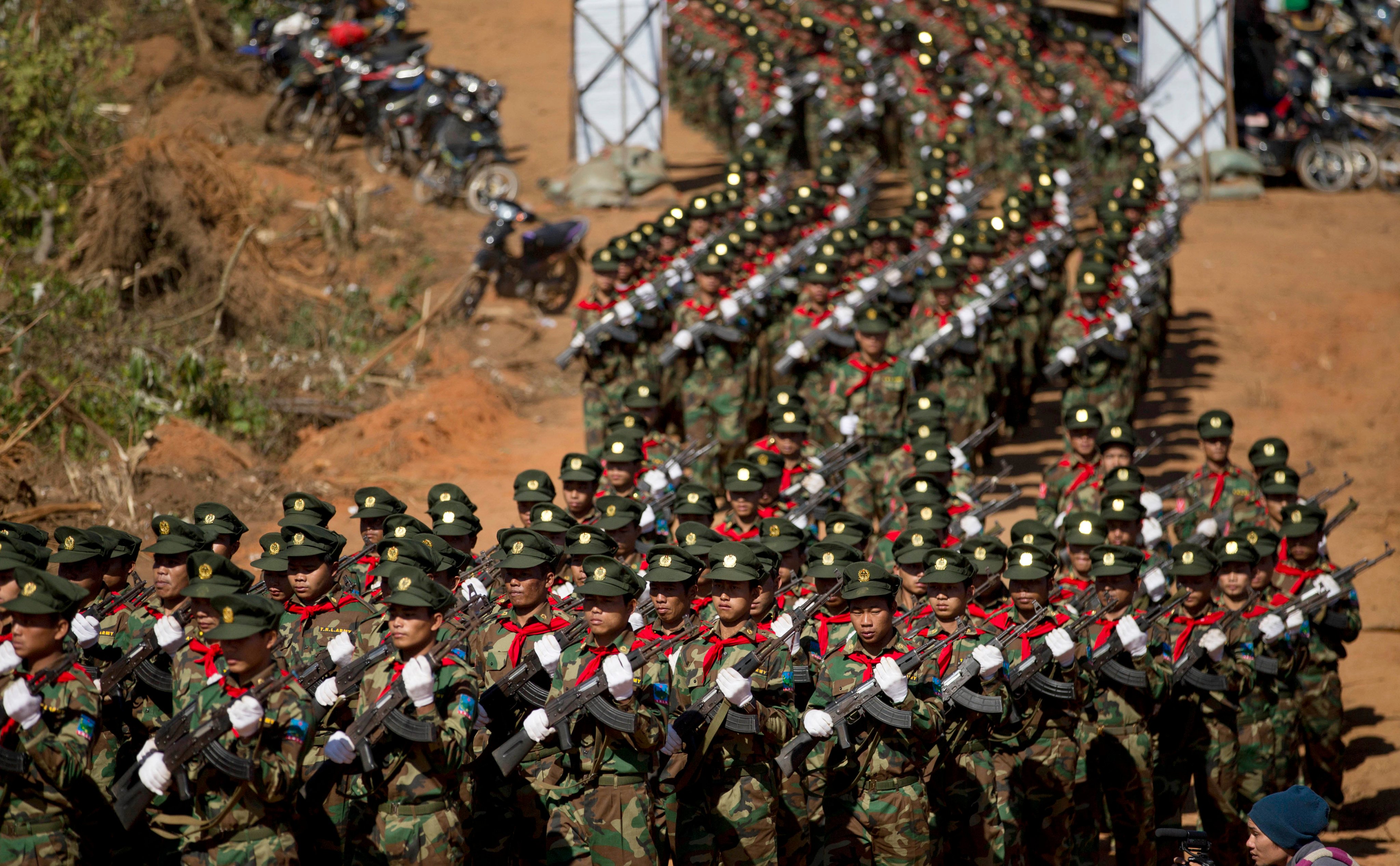 The Ta’ang National Liberation Army opposes the junta in Naypyidaw and oversees the area where the explosion took place in Namhkam township, Shan State, Myanmar. Photo: AP