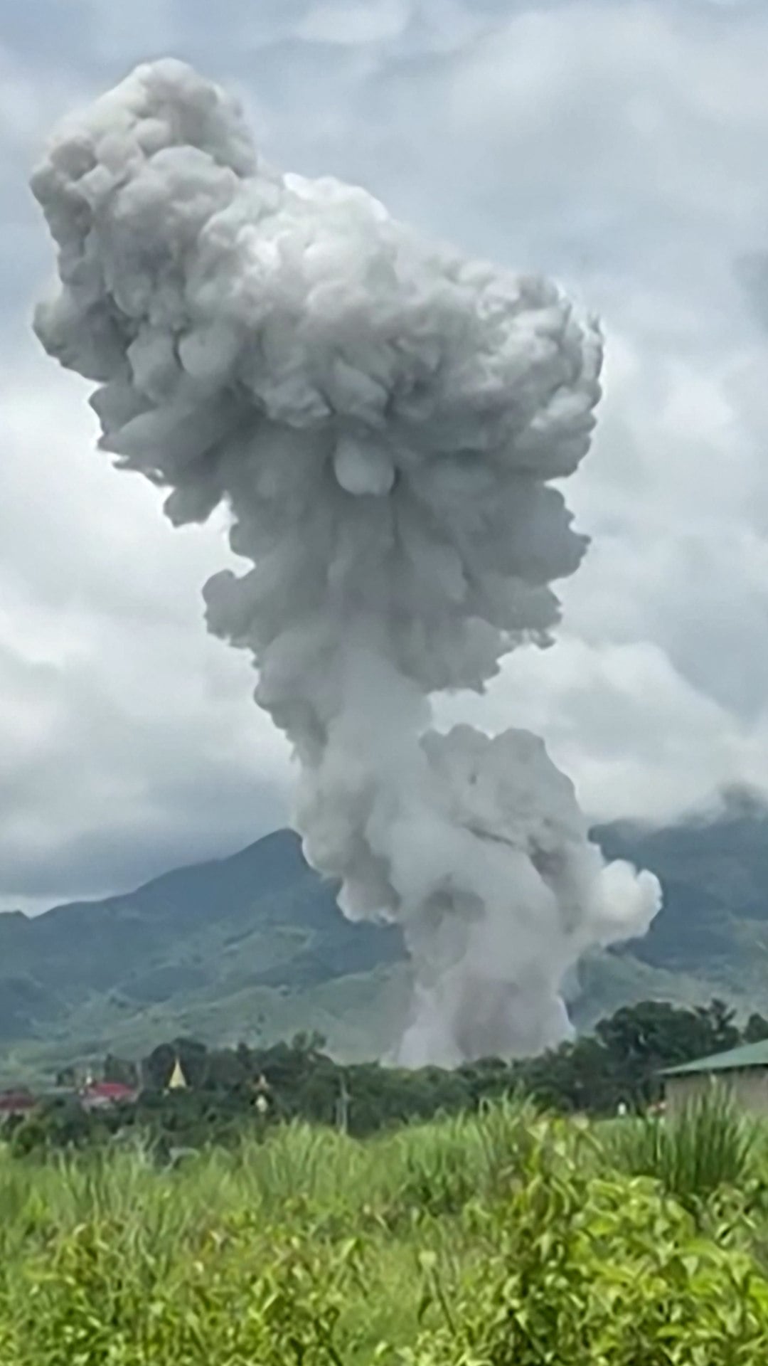 A massive blast at a mining explosives warehouse in Myanmar’s Namhkam township on Sunday has killed at least 45 people