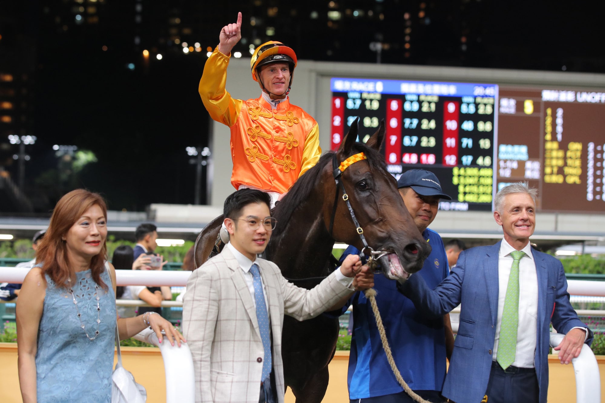 Connections celebrate the win of Armor Golden Eagle at Happy Valley. Connections celebrate the win of Armor Golden Eagle at Happy Valley.
