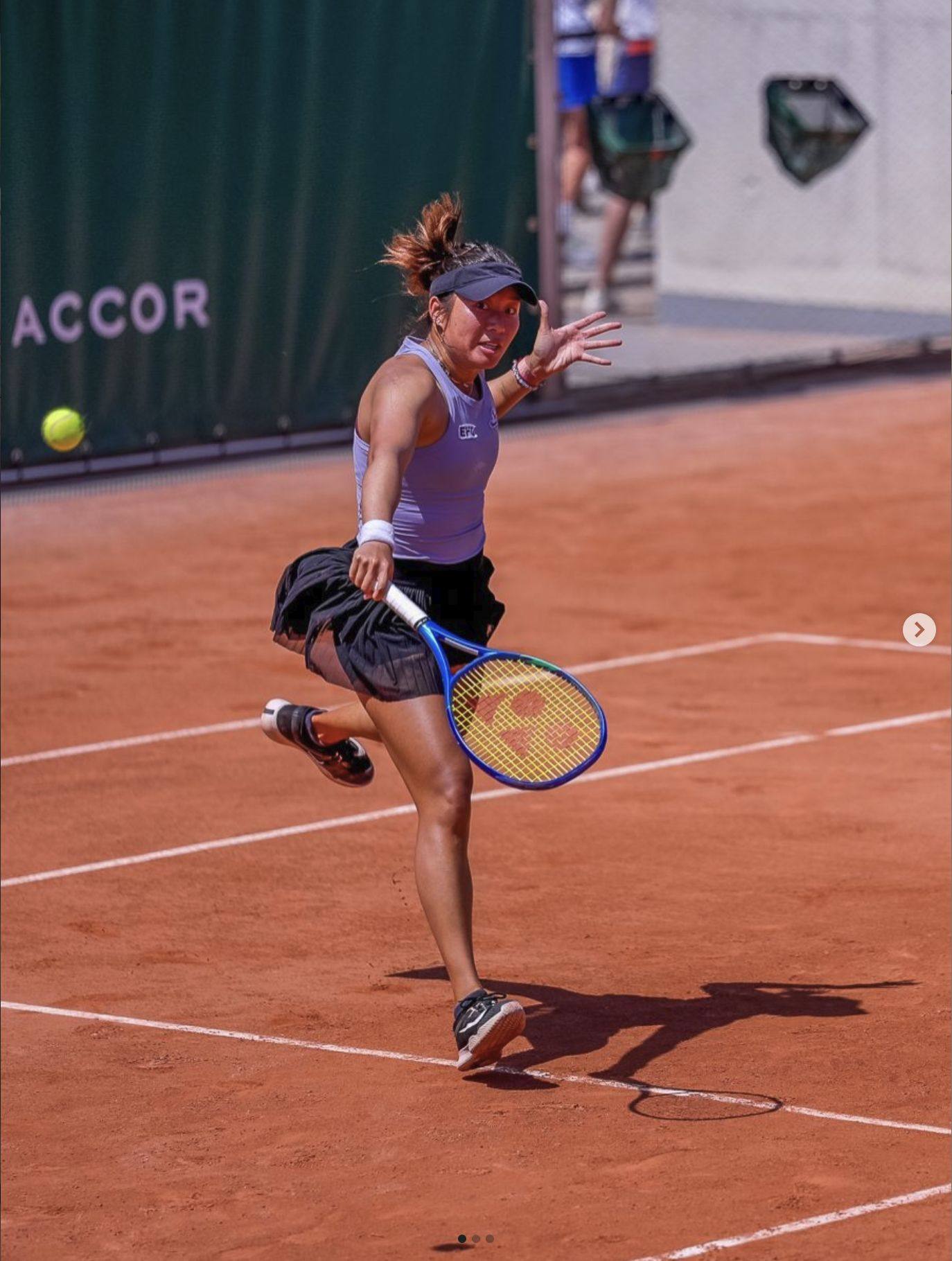 Eudice Chong is the first Hong Kong woman to reach the last-16 of a grand slam tournament. Photo: IG@eudicechong