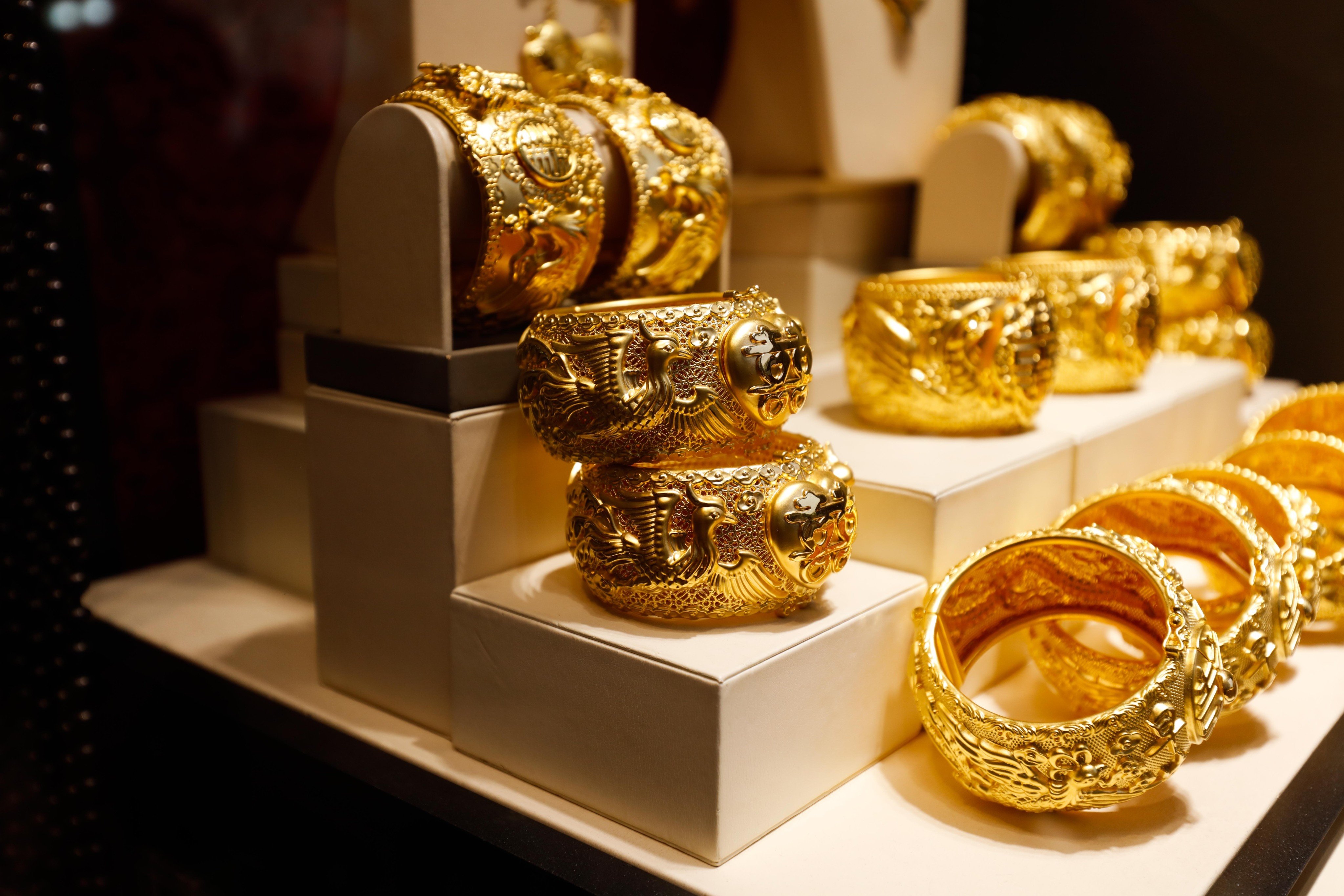 Gold sales have slumped in China as the global spot price drops amid consumer caution and an unstable economic outlook. Photo: Getty Images