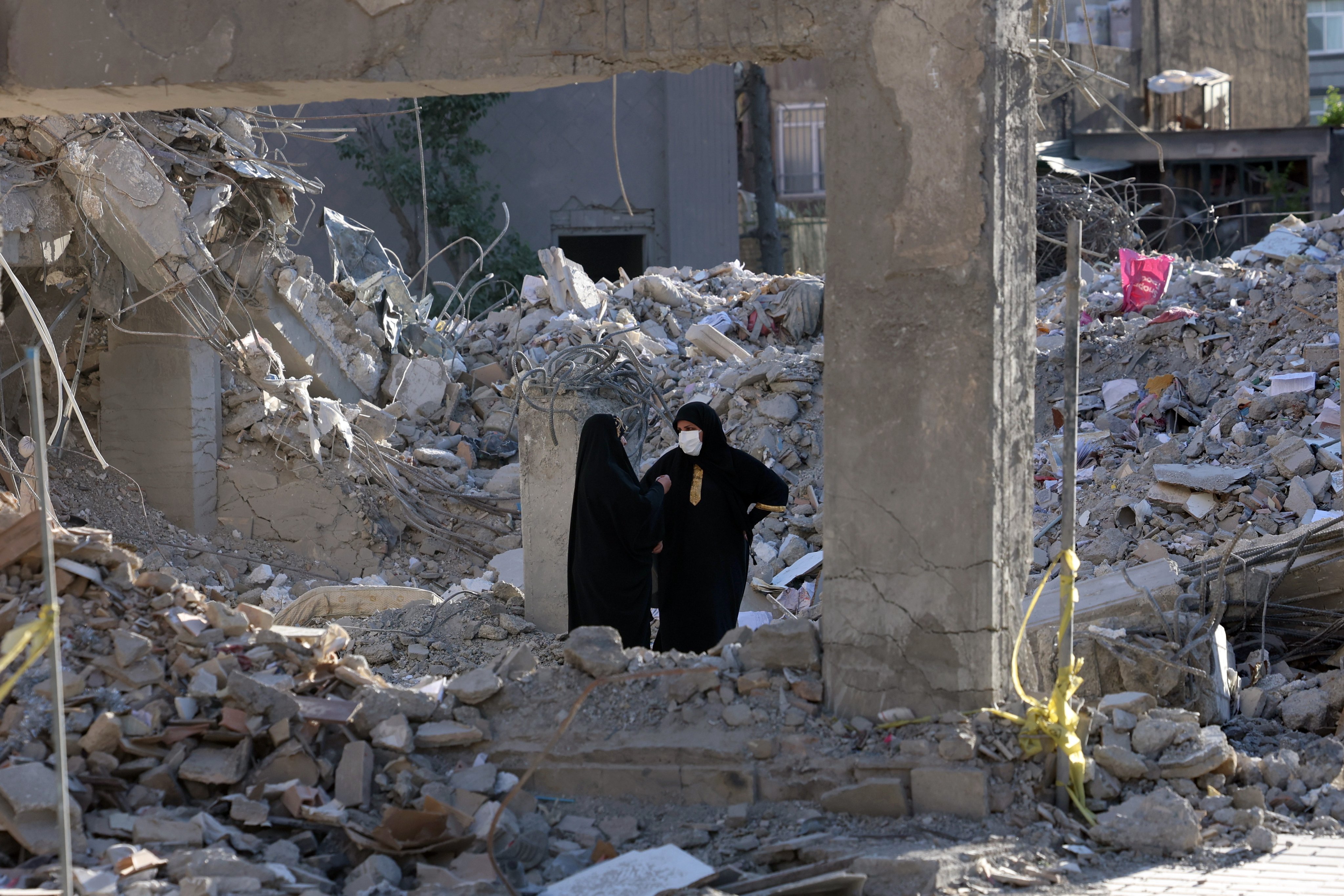 The aftermath of previous US-Israeli bombardment in Tehran, Iran. Photo: EPA