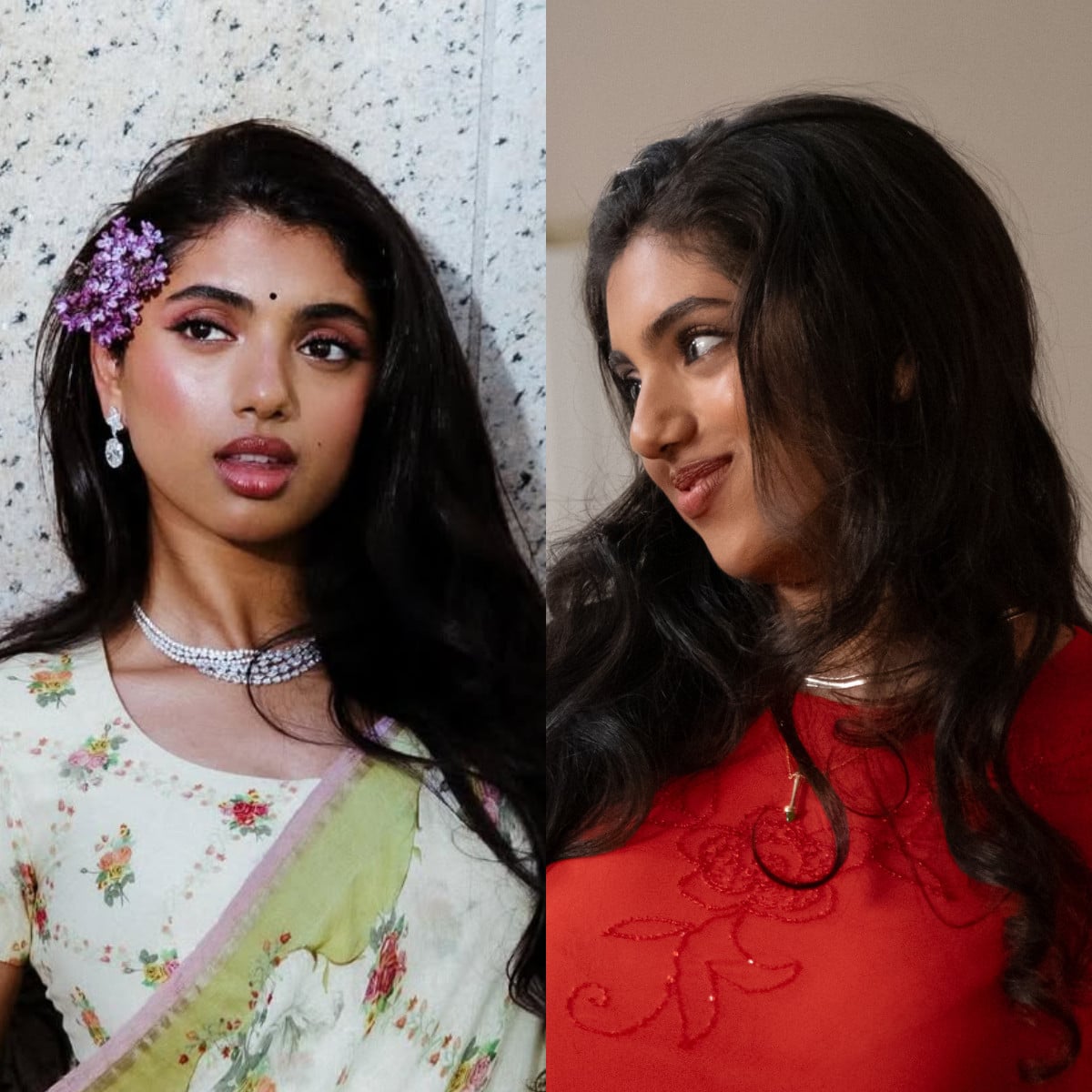 Avantika Vandanapu plays Abhinaya “Abby” Chilukuri in Not Suitable for Work, created by Mindy Kaling. Photos: @avantika/Instagram; TNS