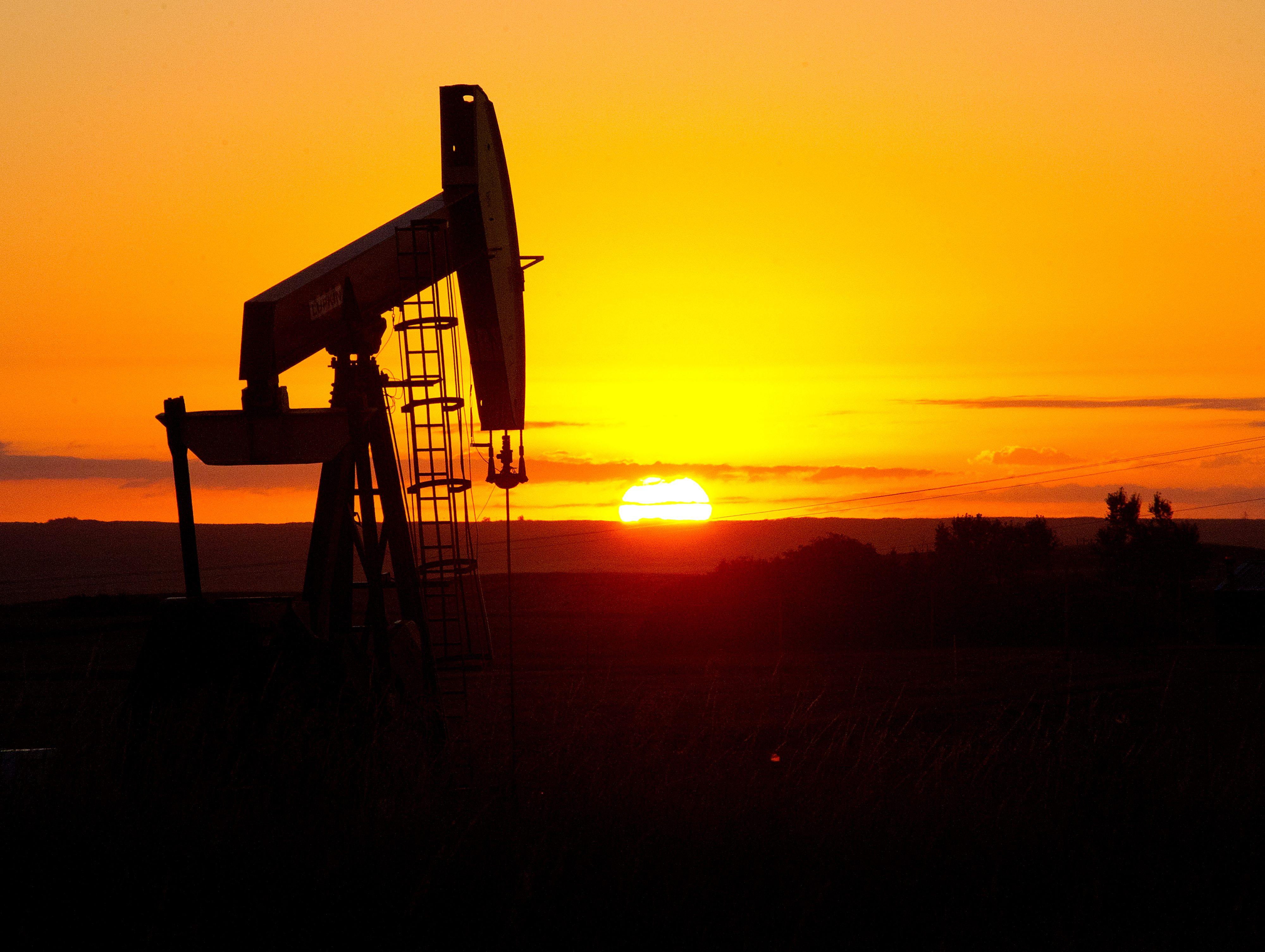 An oil pumpjack is seen in the US state of North Dakota. The US-Israel war on Iran has upended global oil markets, with stockpiles likely to fall to “critical levels” by summer, according to the International Energy Agency. Photo: AFP