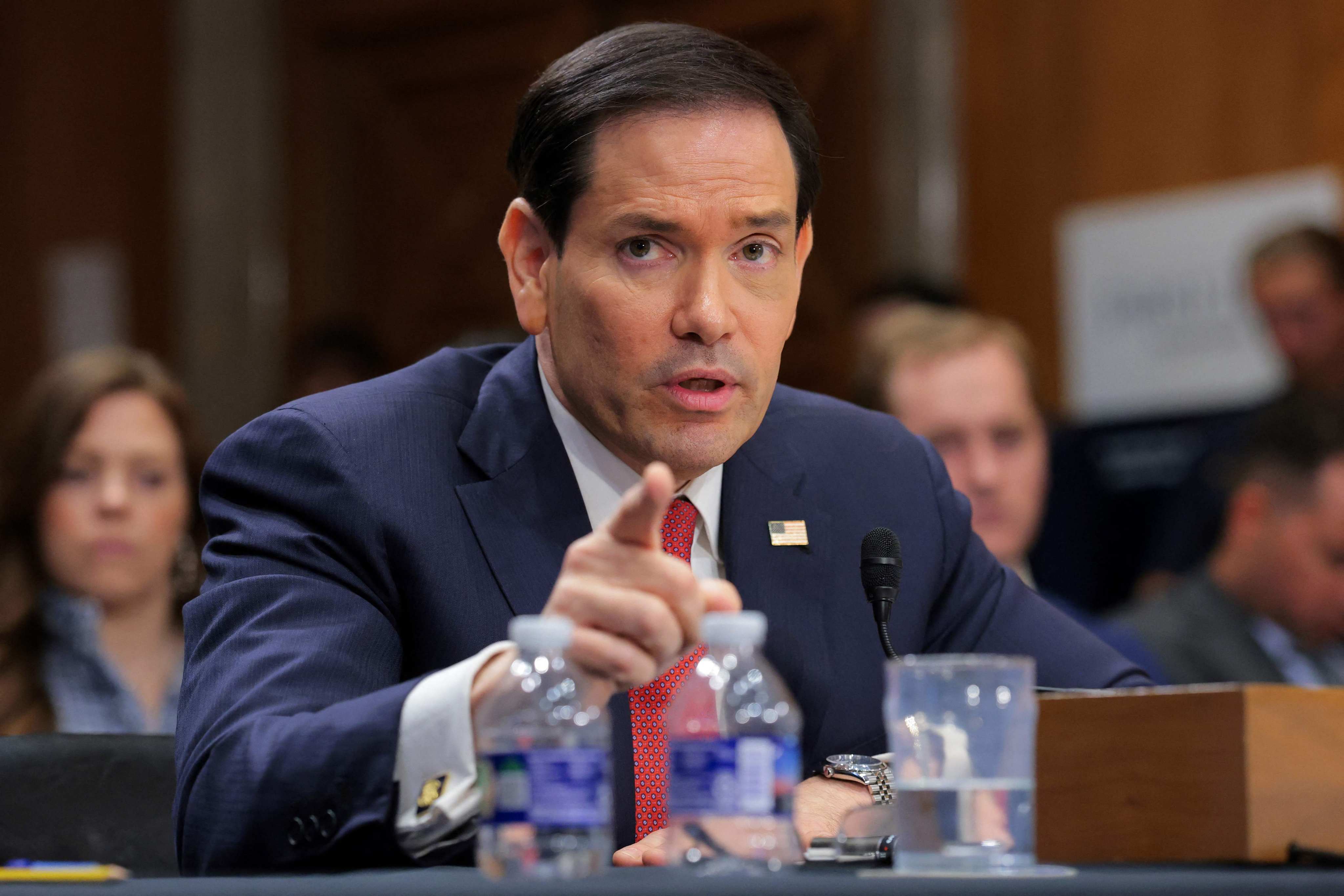 US Secretary of State Marco Rubio told senators that the US and China had “no choice” but to maintain dialogue. Photo: Getty Images