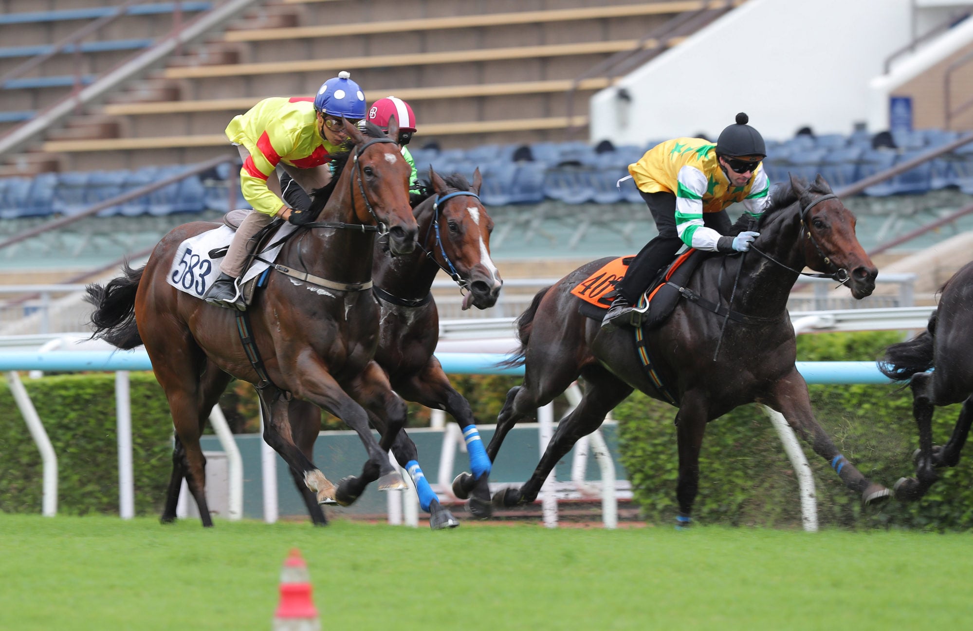 Hot Delight (near) trials at Sha Tin last month.