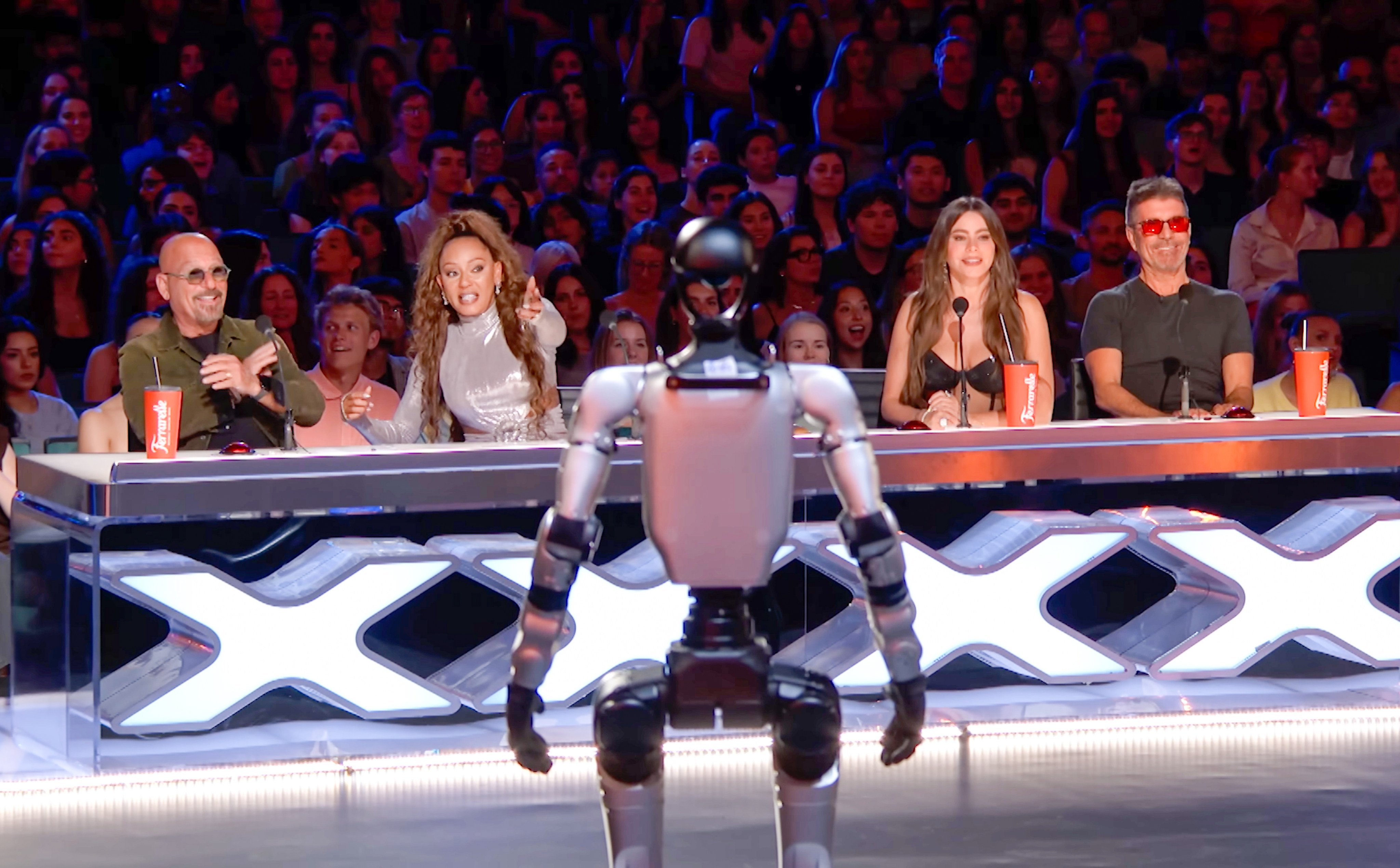 Unitree’s G1 humanoids received high praise from judges on America’s Got Talent on Tuesday. Photo: Handout