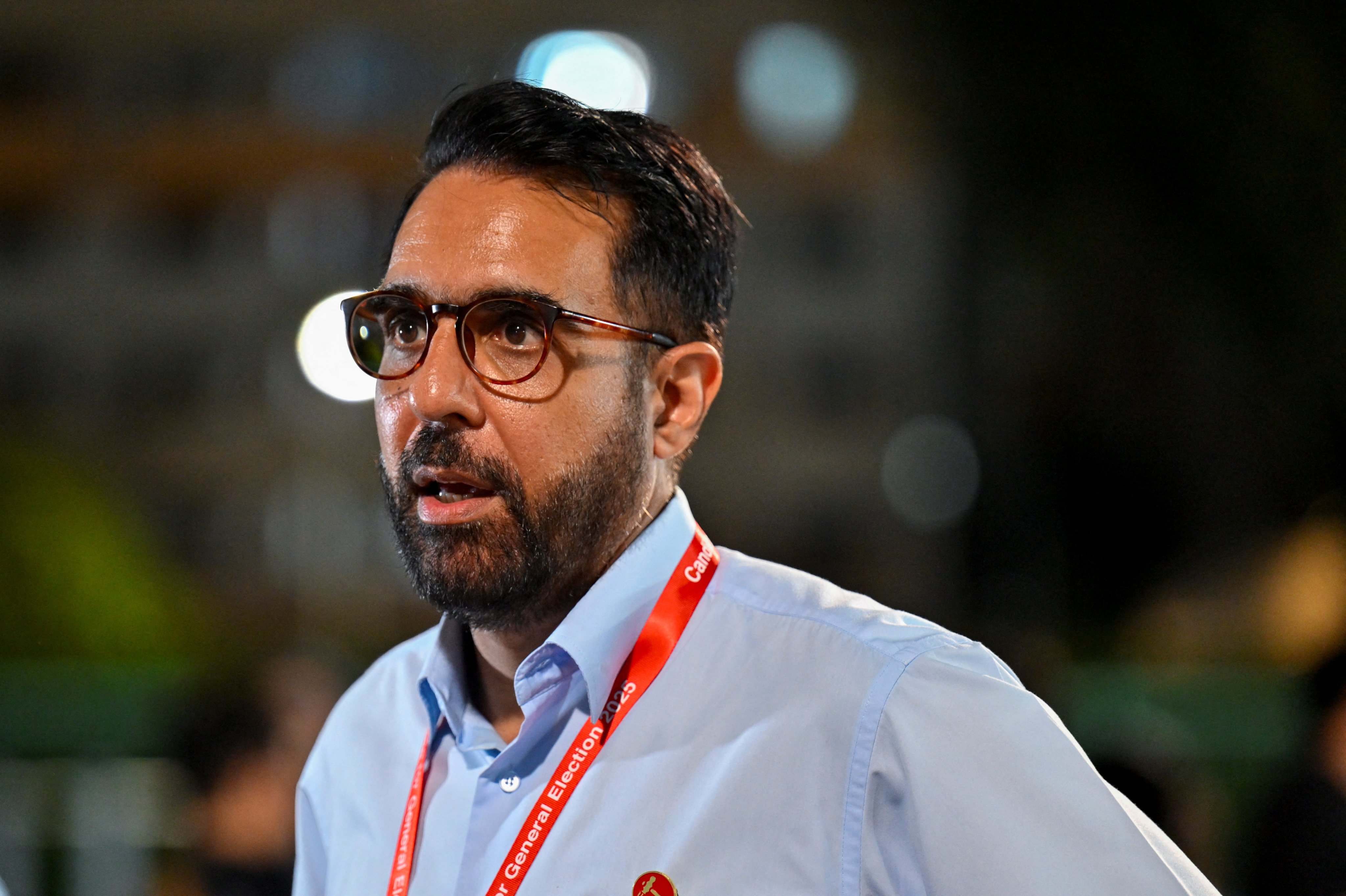 Pritam Singh, Workers’ Party secretary general, during the general election in Singapore in May last year. Photo: Reuters