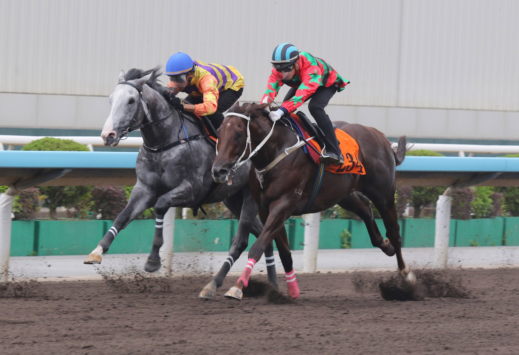 Public Attention (inside) in action in a trial in April.