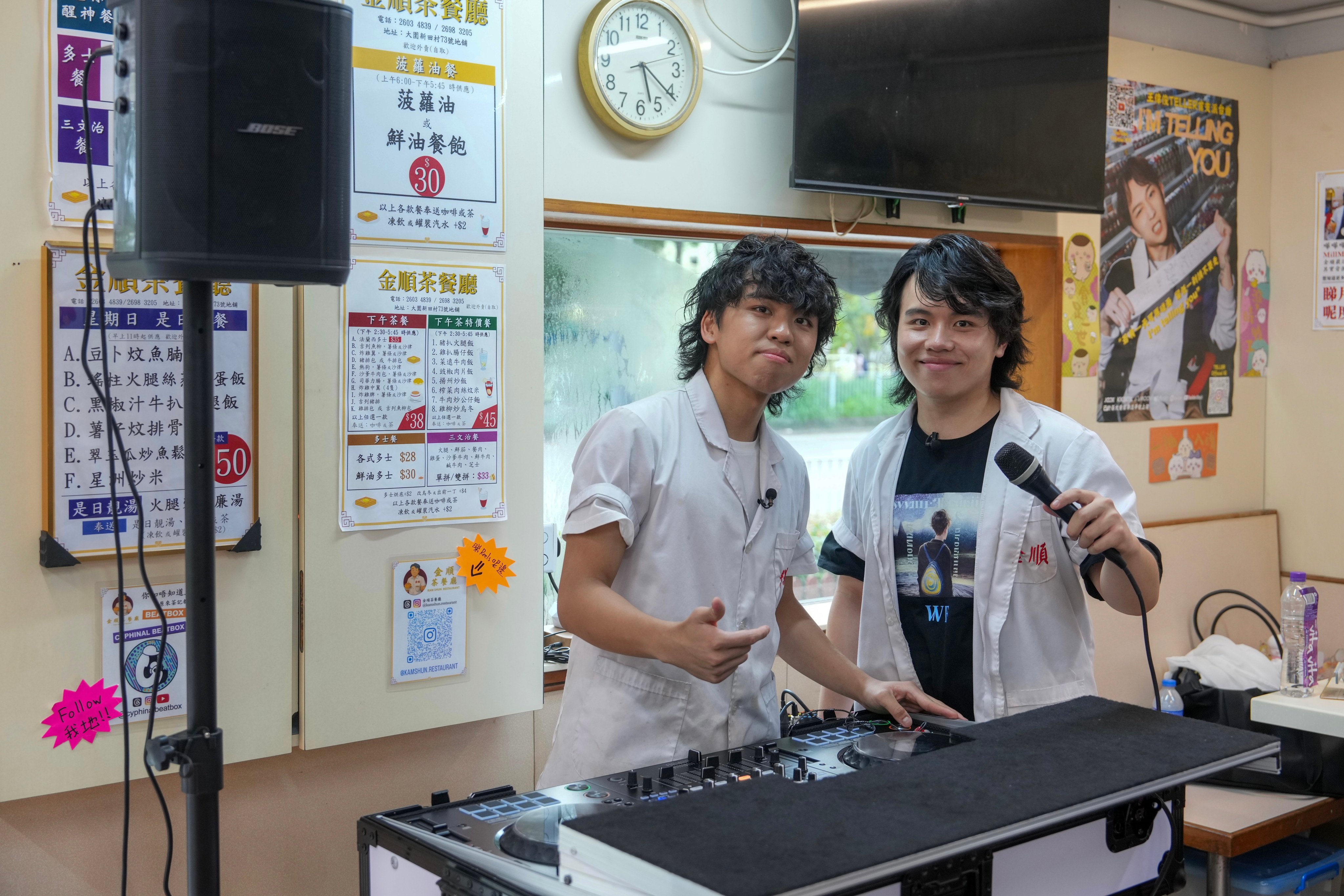 Lavitt Ko (left), 25, and Theo Ko, 23, hope their efforts can breathe new life into traditional Hong Kong cafes. Photo: Sam Tsang