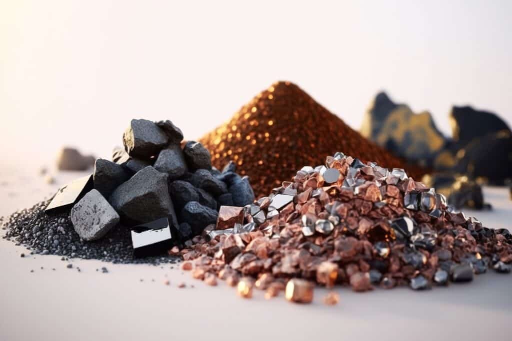 A pile of minerals extracted in a rare-earth mine. Photo: Shutterstock