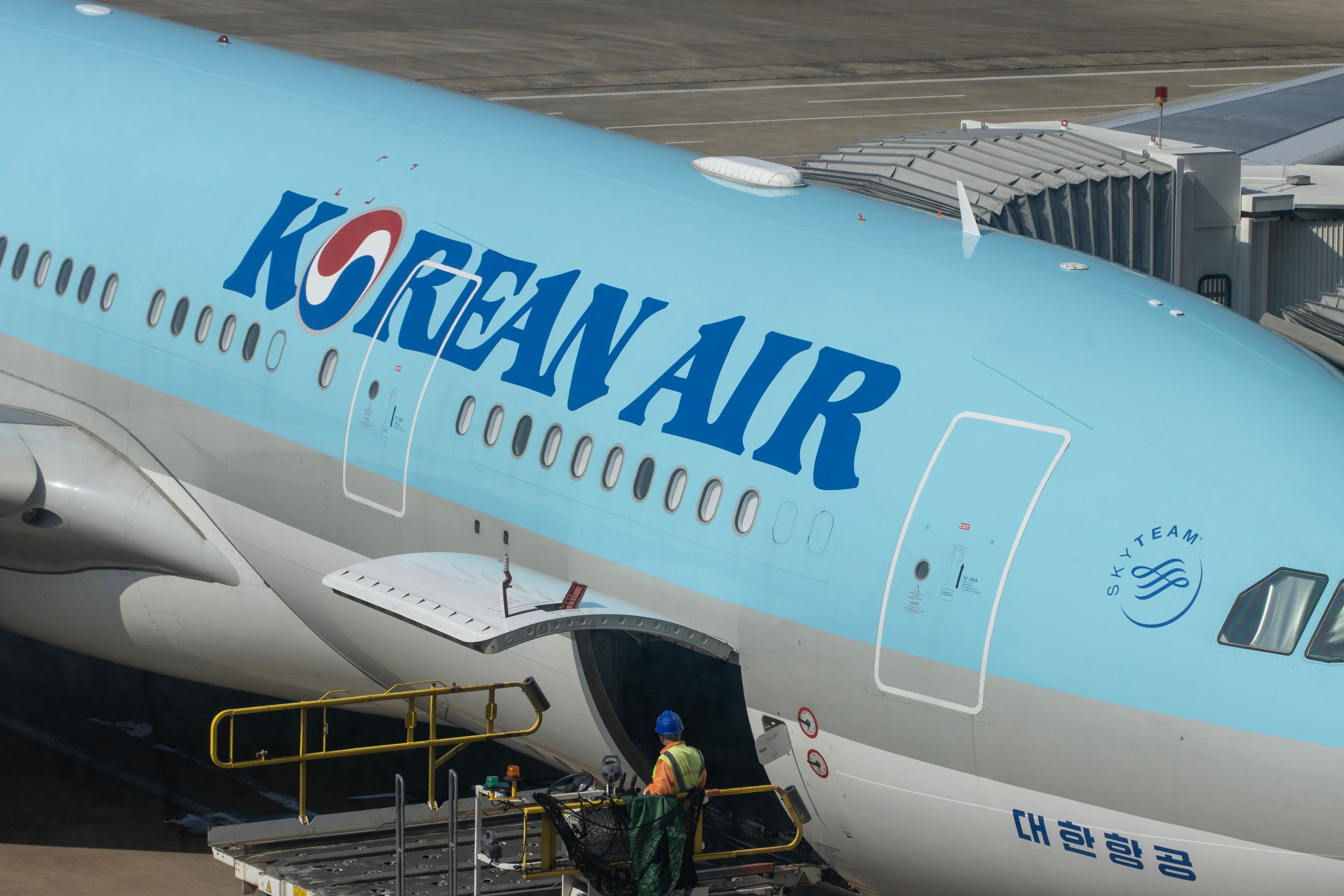 A Korean Air plane at Shanghai Pudong International Airport. Photo: Shutterstock