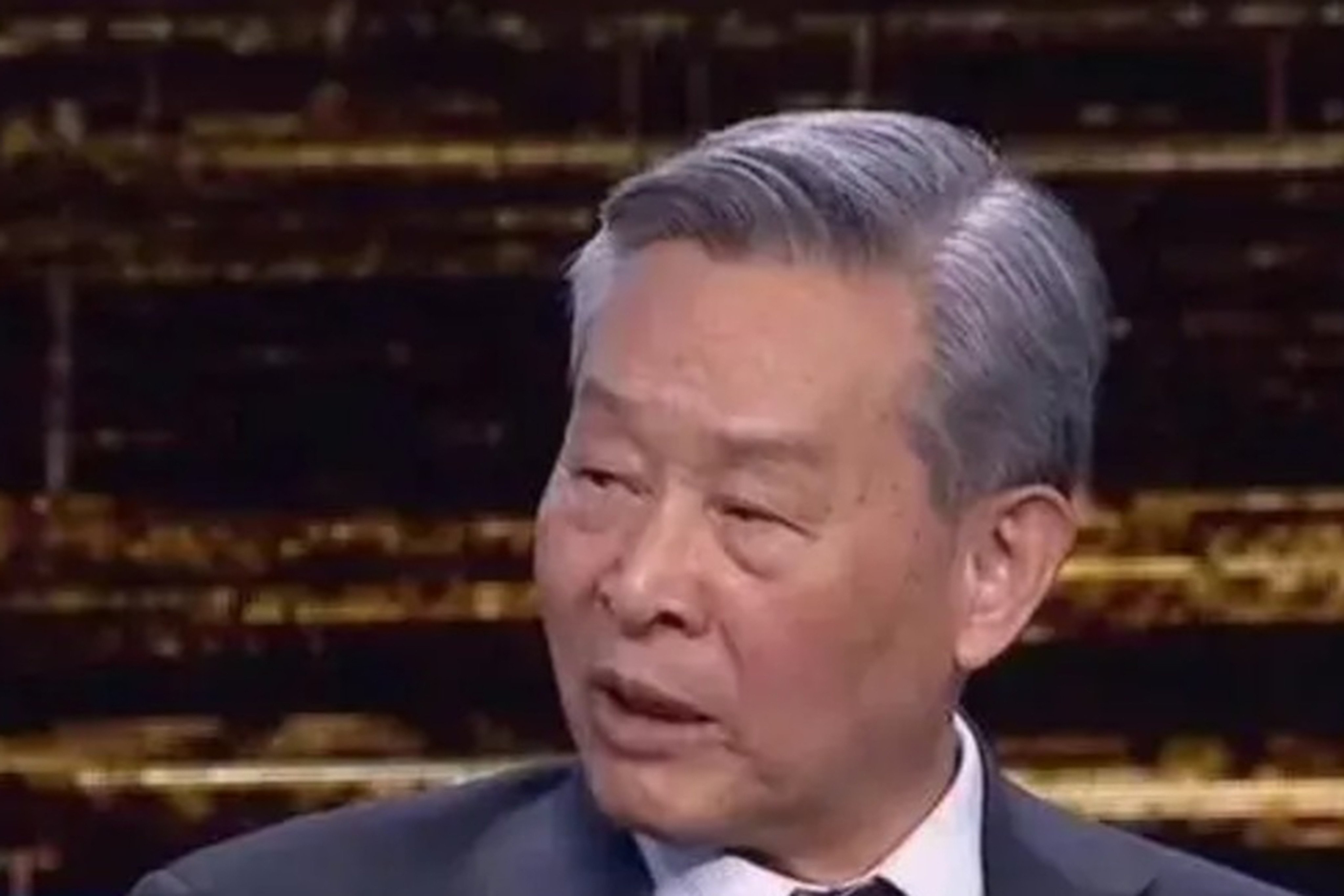 Nuclear weapons scientist Du Xiangwan during an interview on CCTV. Photo: China Media Group Mobile