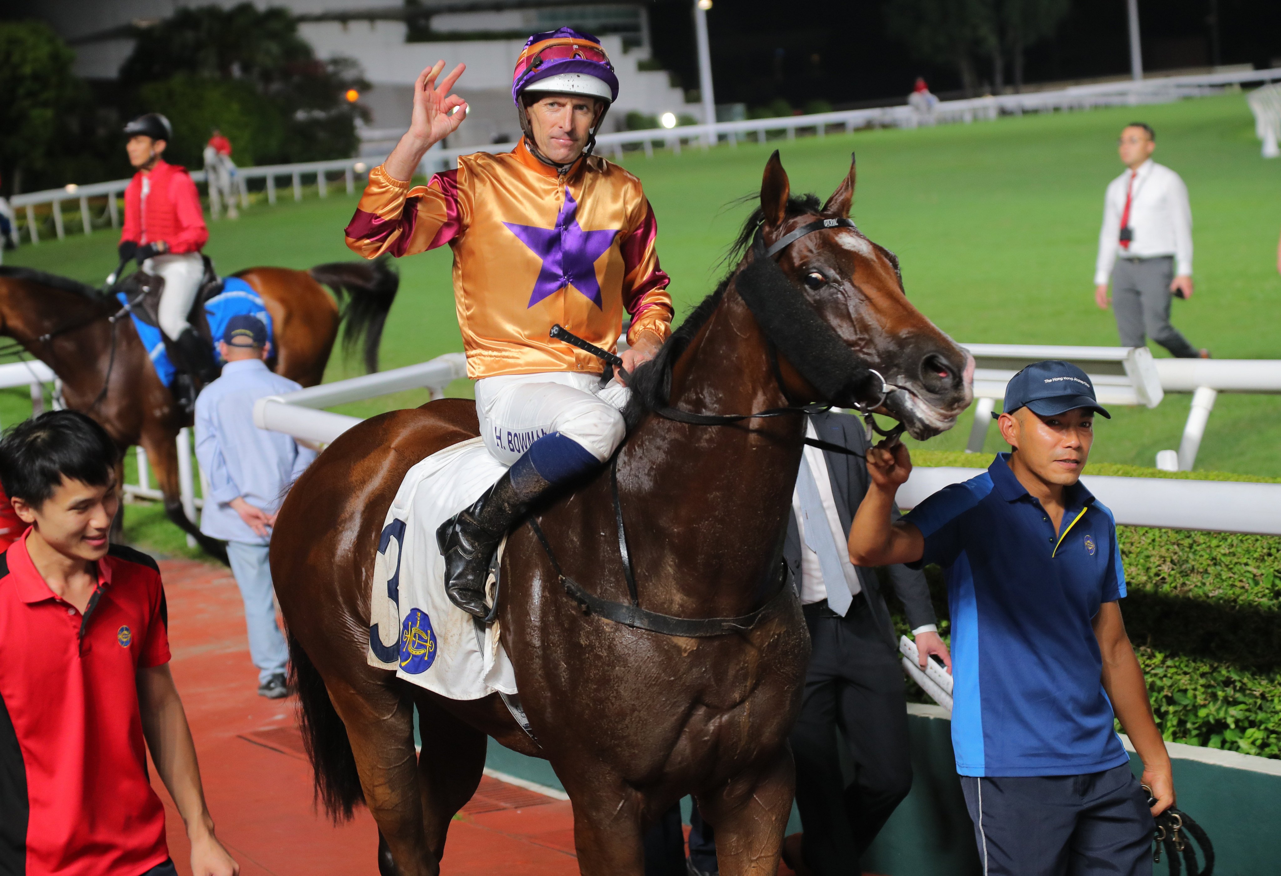 Hugh Bowman is hoping for a repeat of Celestial Hero’s Sha Tin victory last July when he teams up with the sprinter on Sunday. Photos: Kenneth Chan