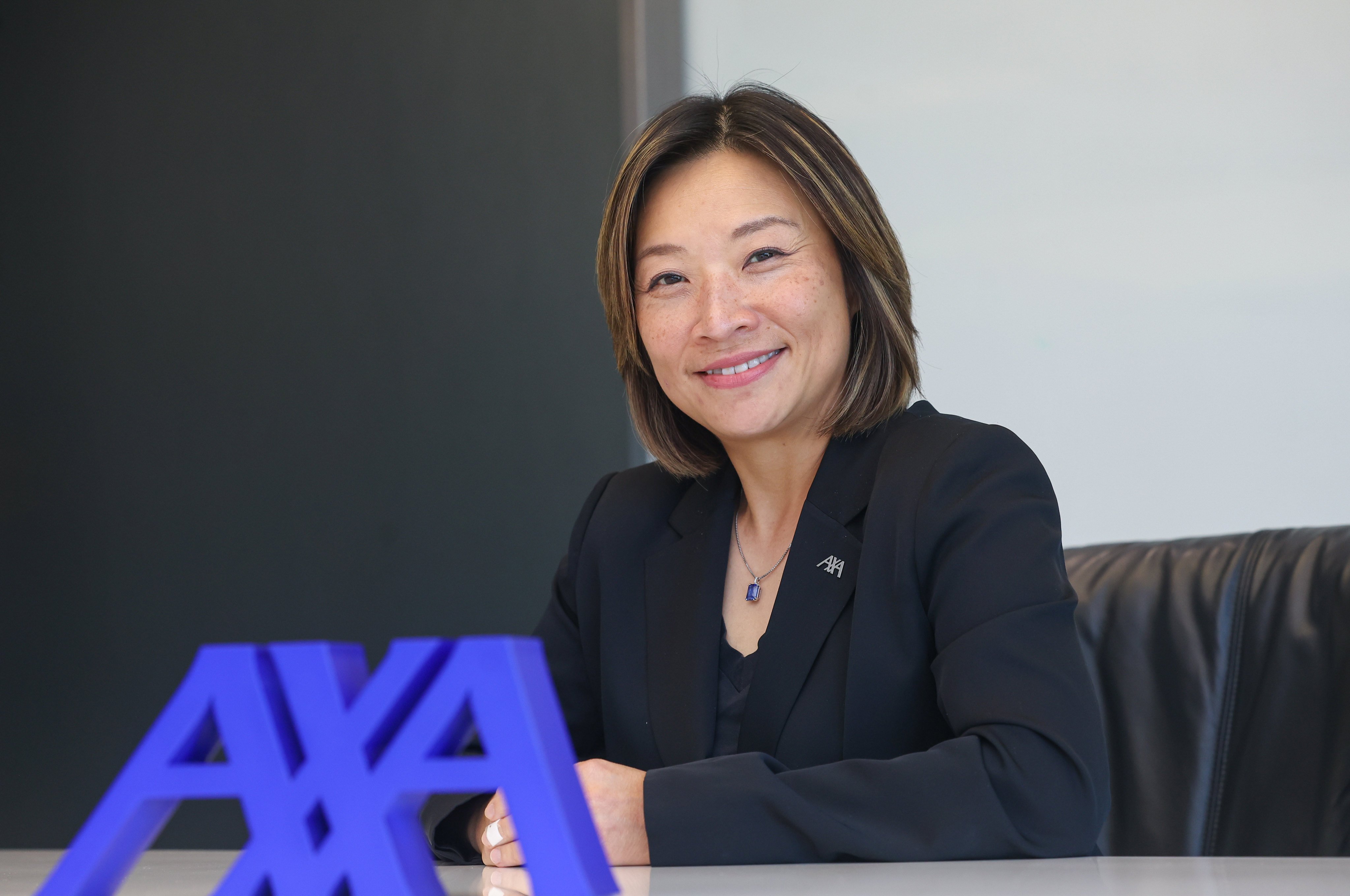 Sally Wan, CEO of AXA Greater China, said the insurer is targeting high-net-worth clients. Photo: Edmond So