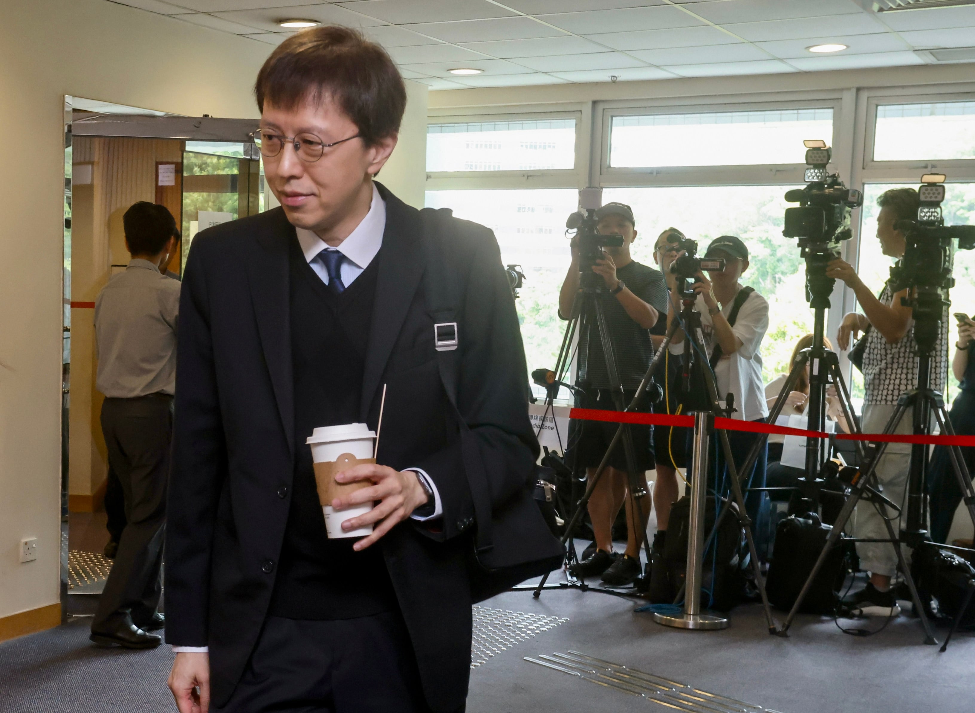 Dr Sit Sou-chi attends the Medical Council hearing on Sunday. Photo: Jonathan Wong
