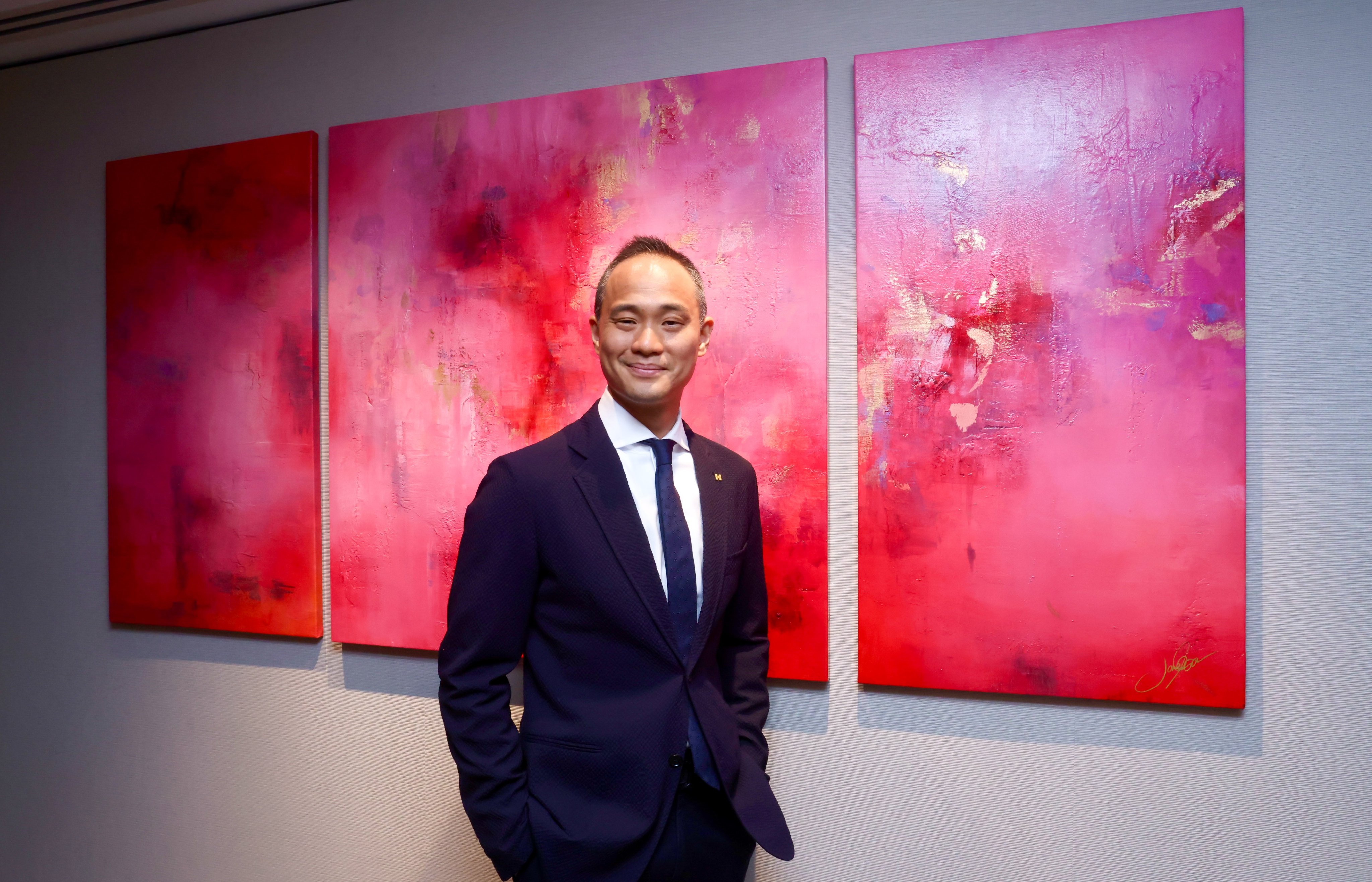 Hongkong Land's Alexander Li, director and head of retail, Hong Kong and Macau, said the number of high-net-worth individuals who spend more than HK$200,000 at Landmark in the first four months of 2026 jumped more than 30 per cent, compared with the same period a year earlier. Photo: Jonathan Wong